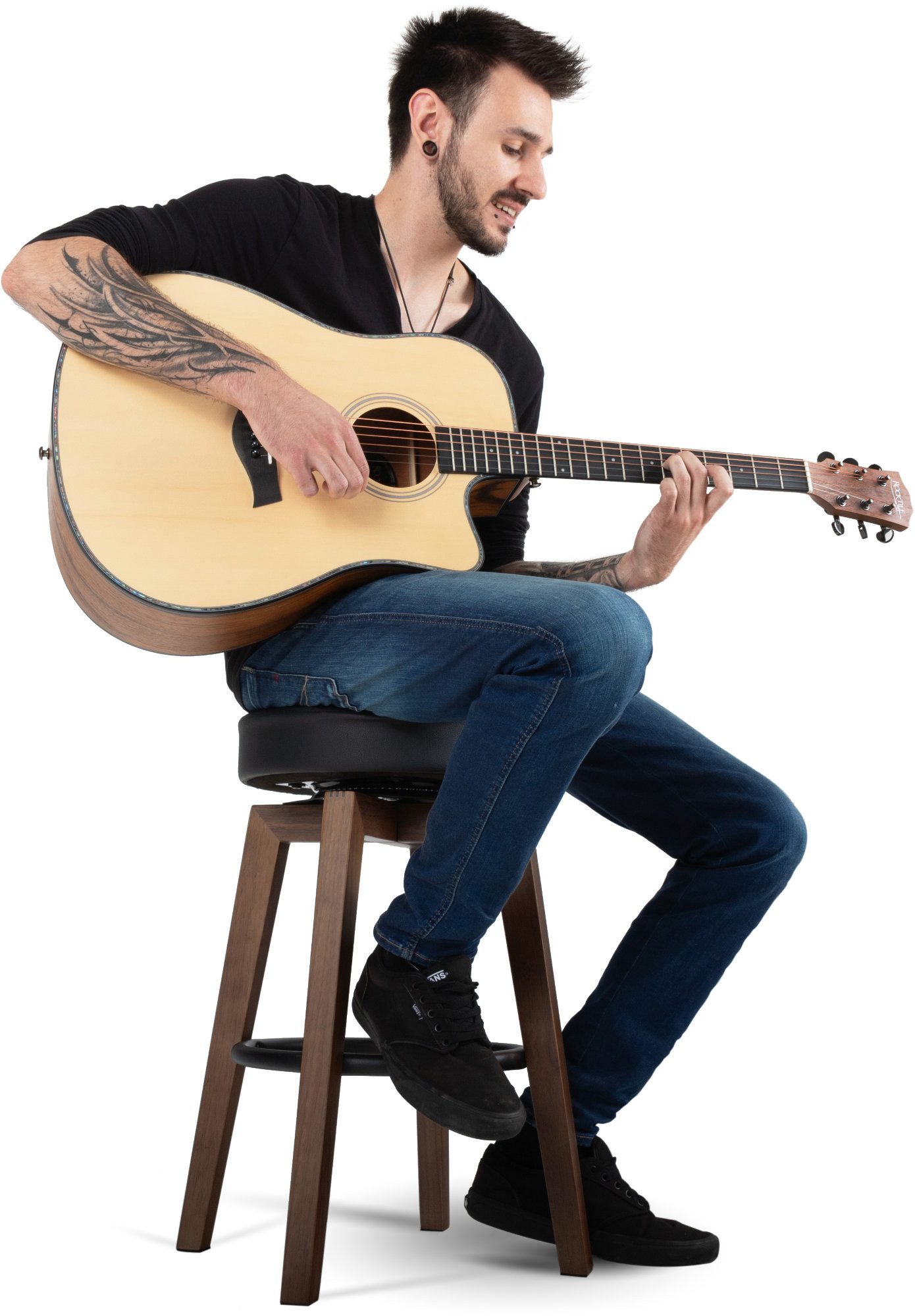 Classic Cantabile Sitzhocker Pub-Hocker für Gitarre günstig online kaufen