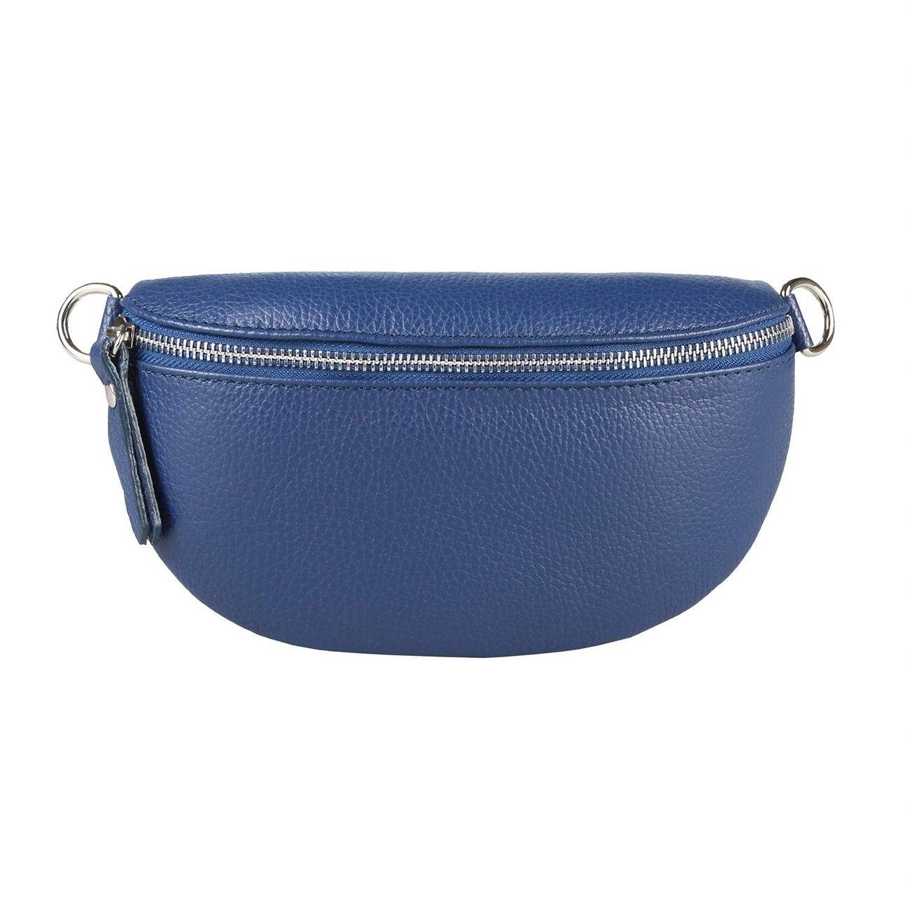 ITALYSHOP24 Bauchtasche Damen Leder Gürteltasche Hüfttasche CrossBody Handytasche, als Schultertasche, CrossOver, Umhängetasche tragbar