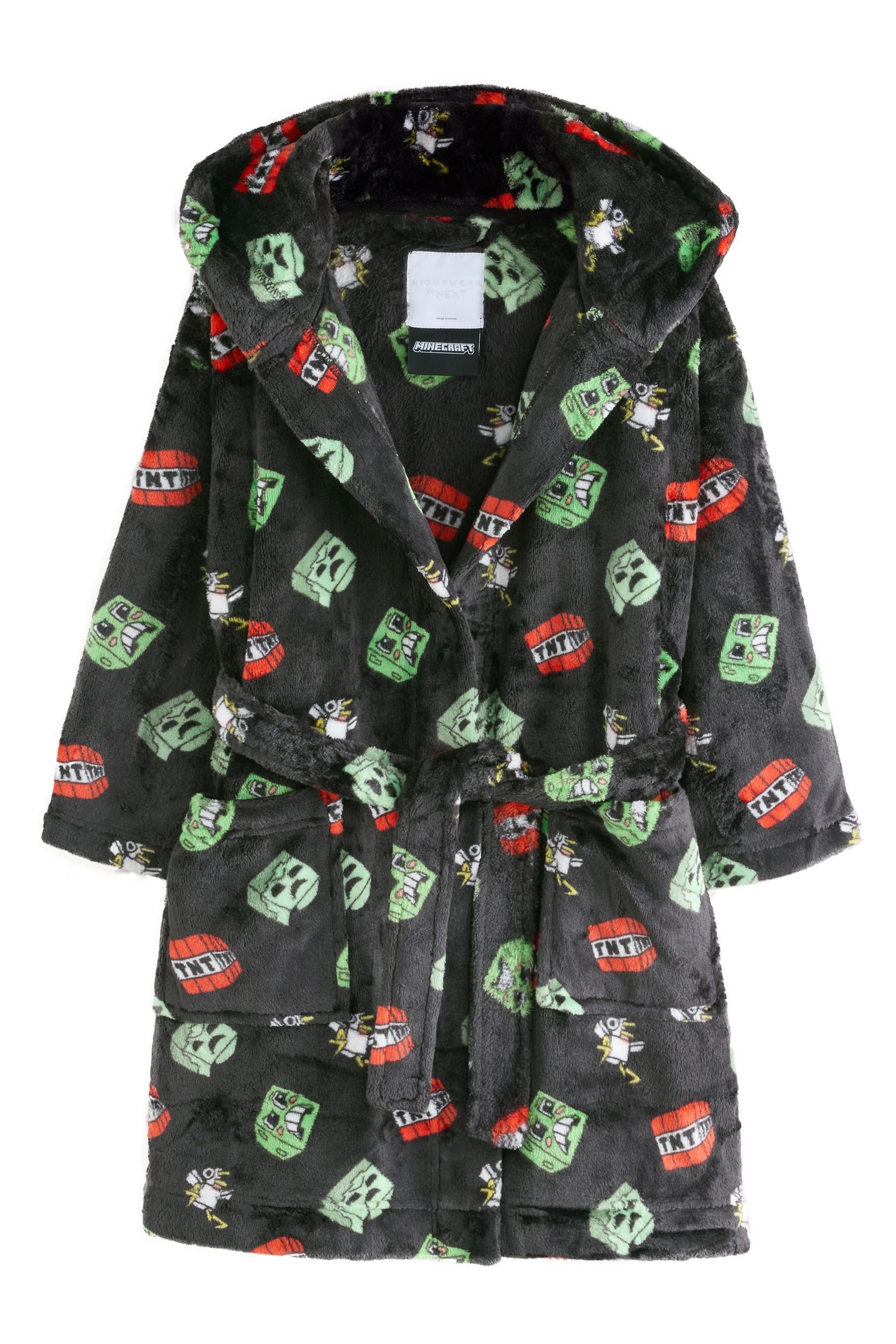 Kinderbademantel Fleece-Morgenmantel, Minecraft