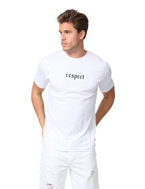 Denim House T-Shirt Lässiges Gängster T-Shirt in Slim Fit mit Backprint