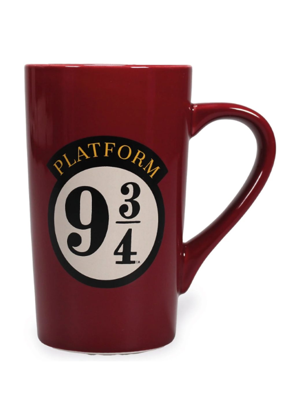 Half Moon Bay Tasse Harry Potter Latte-Macchiato Tasse 9 3/4, 1-tlg., Offiziell lizenzierte Latte-Macchiato Tasse