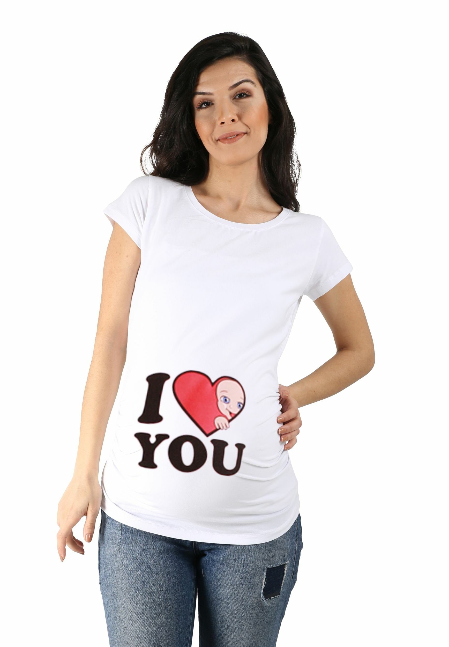 M.M.C. Umstandsshirt I Love You mit günstig online kaufen