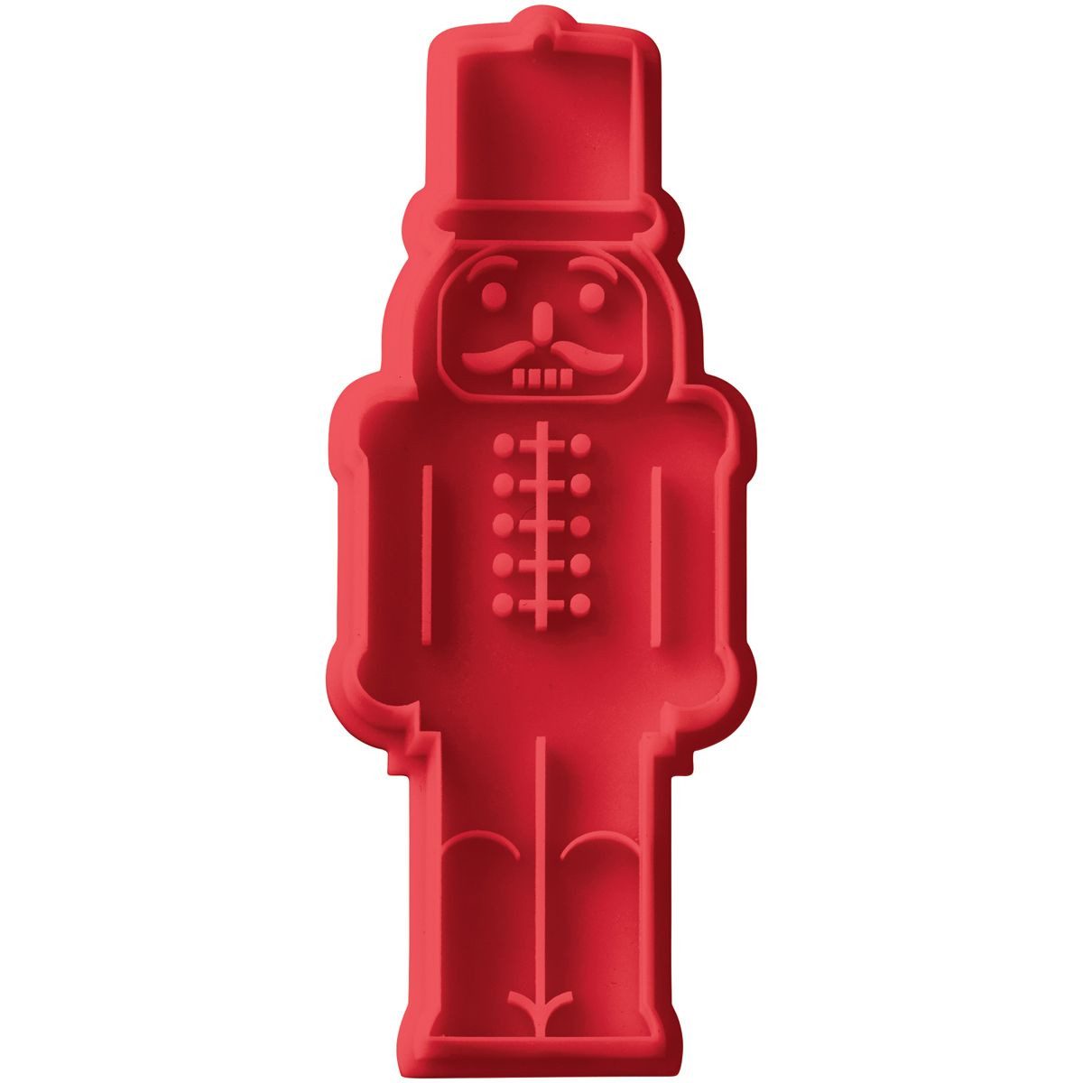 Wilton Ausstechform Wilton Keks-Stempel-Set Nussknacker (12 Teile), Kunsstoff, (12-St), Dekorationsset