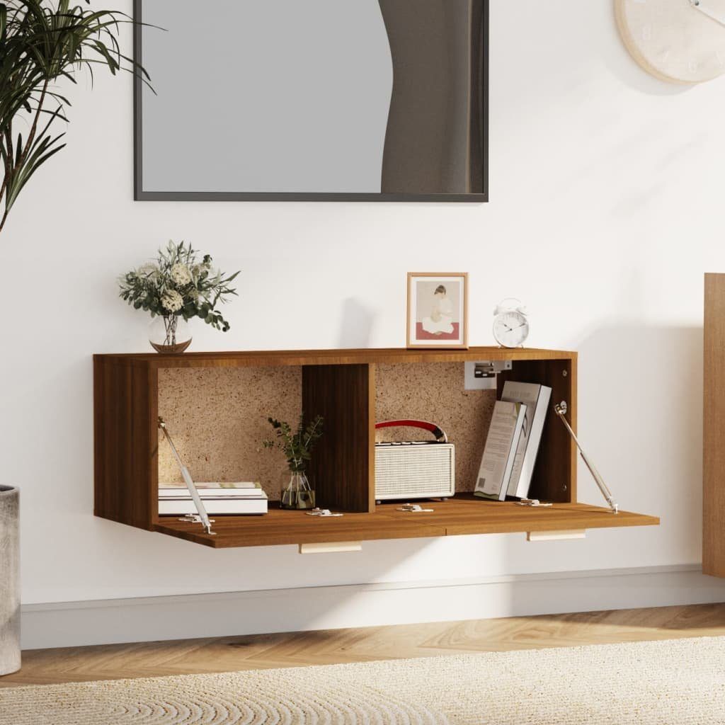 vidaXL Hängeschrank Wandschrank Braun Eichen-Optik 100x36,5x35 günstig online kaufen