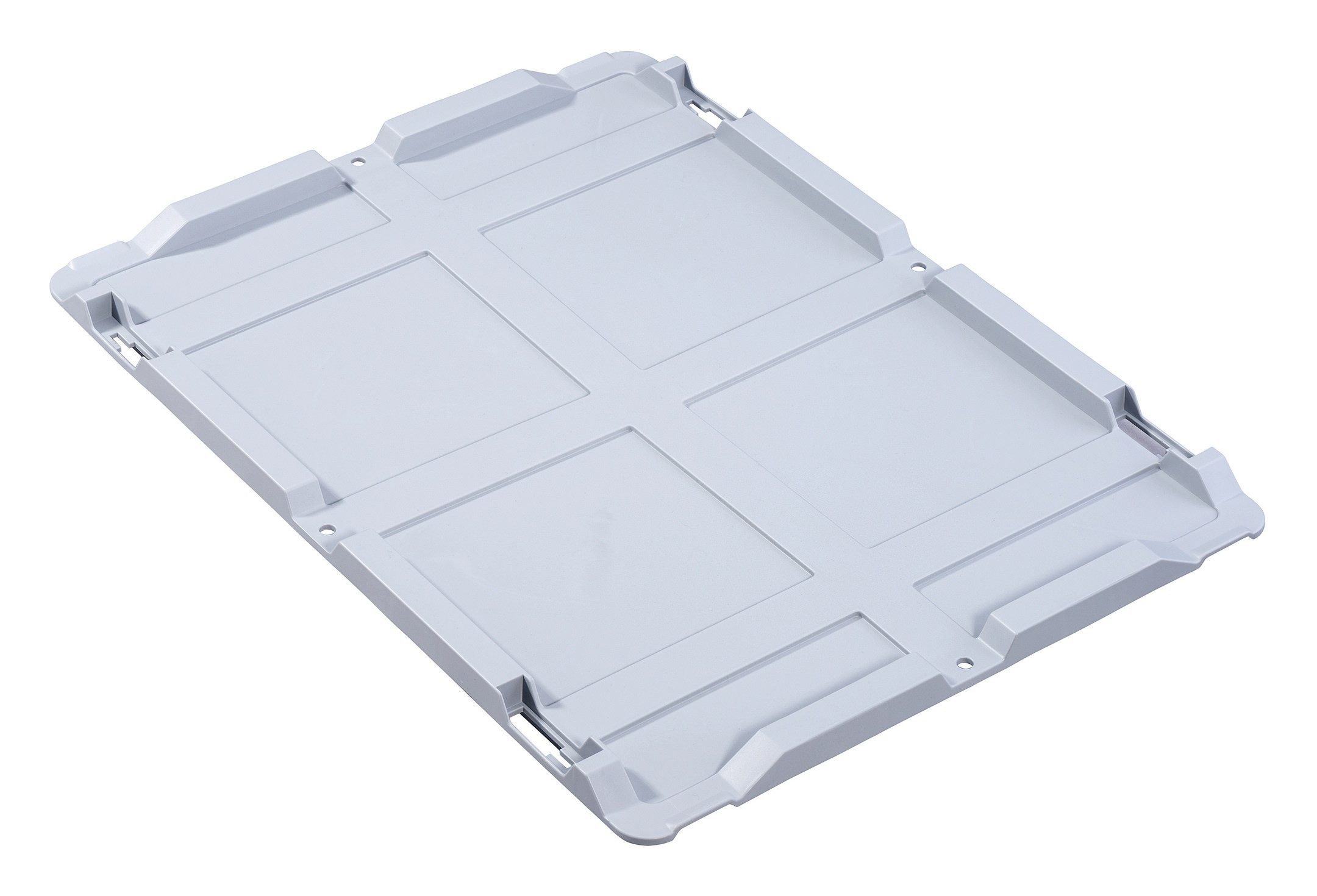 Allit Aufbewahrungsbox, Stülpdeckel grau für Eurobox 600