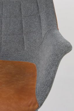 Zuiver Schalenstuhl DOULTON Stuhl von ZUIVER Esszimmerstuhl in Vintage Brown