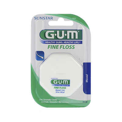 GUM Zahnseide ® Fine Floss Zahnseide, gewachst, (Packung)