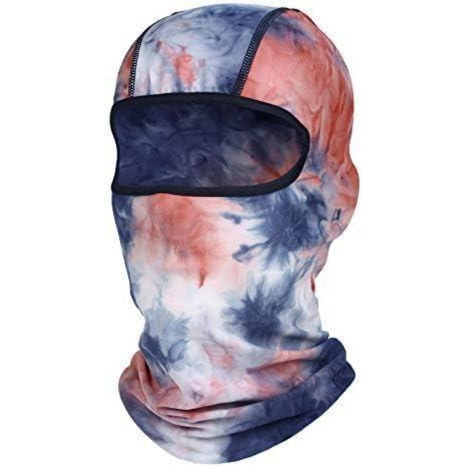 LuxusKollektion Sturmhaube Sturmhaube Balaclava Skimaske Winter Herren Damen UV S-XXL Orange-Blau