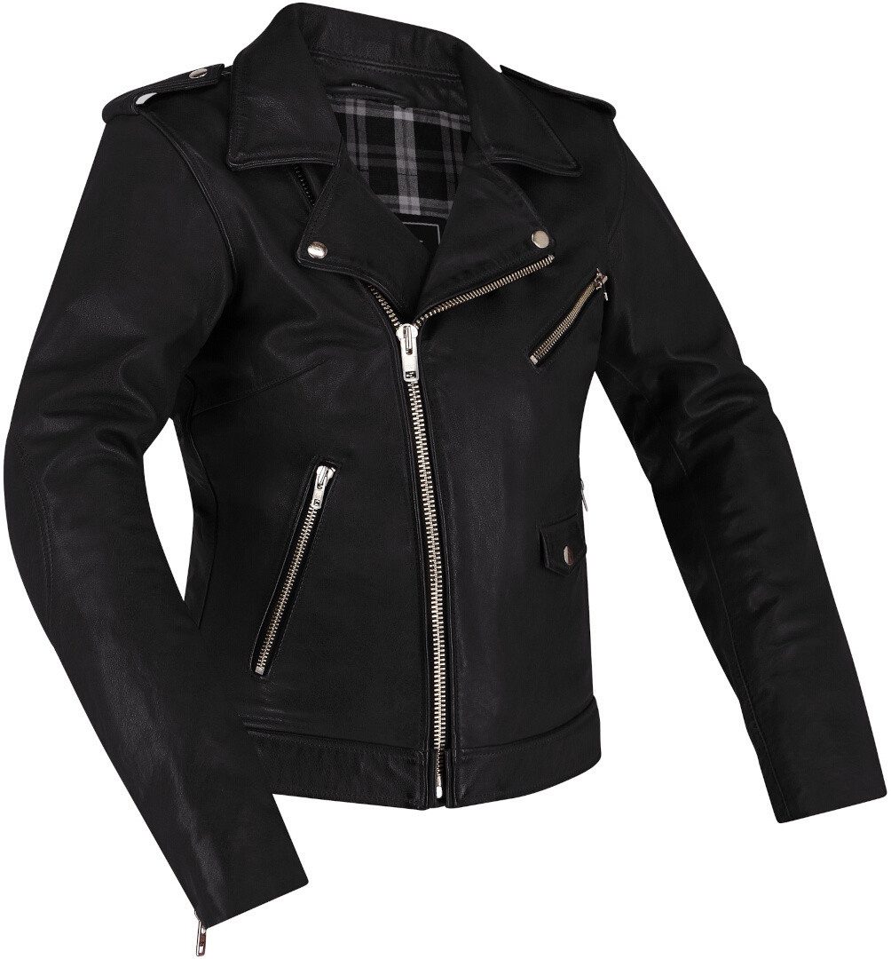 Richa Motorradjacke Brighton Damen Motorrad Lederjacke protektoren reißverschluss