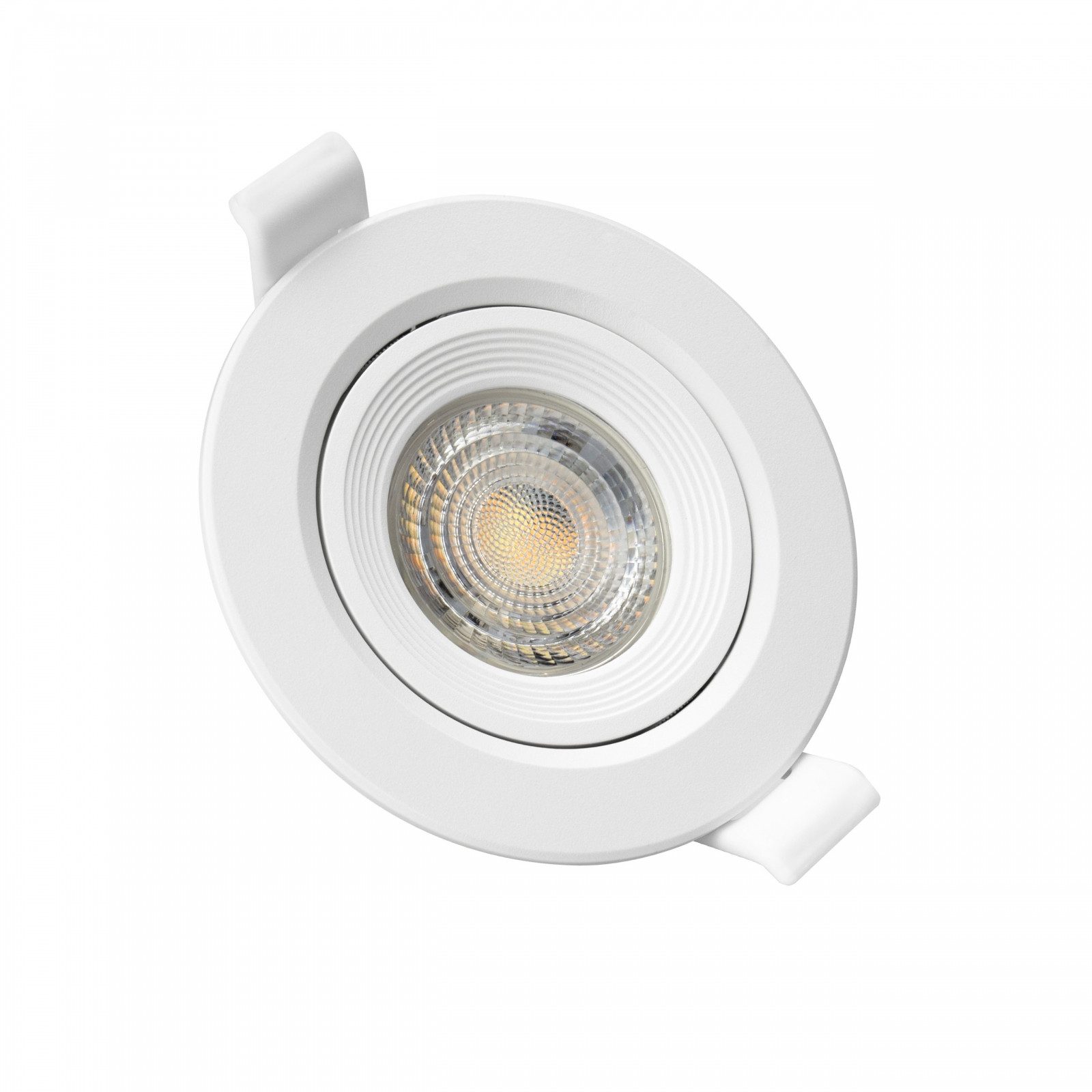 SpectrumLED LED Einbaustrahler LED FIALE CORE Einbaustrahler max. 6W schwenkbar Ø90mm rund weiß IP20, MAX 6W