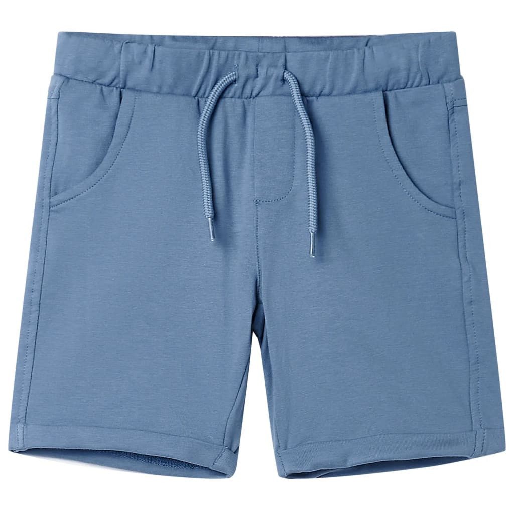 Trainingshose Kindershorts mit Kordelzug Dunkelblau 92