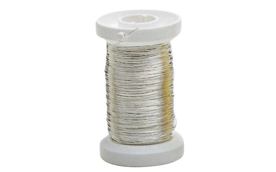 Glorex Bindedraht Glorex Silberdraht 0,25 mm x 40 m
