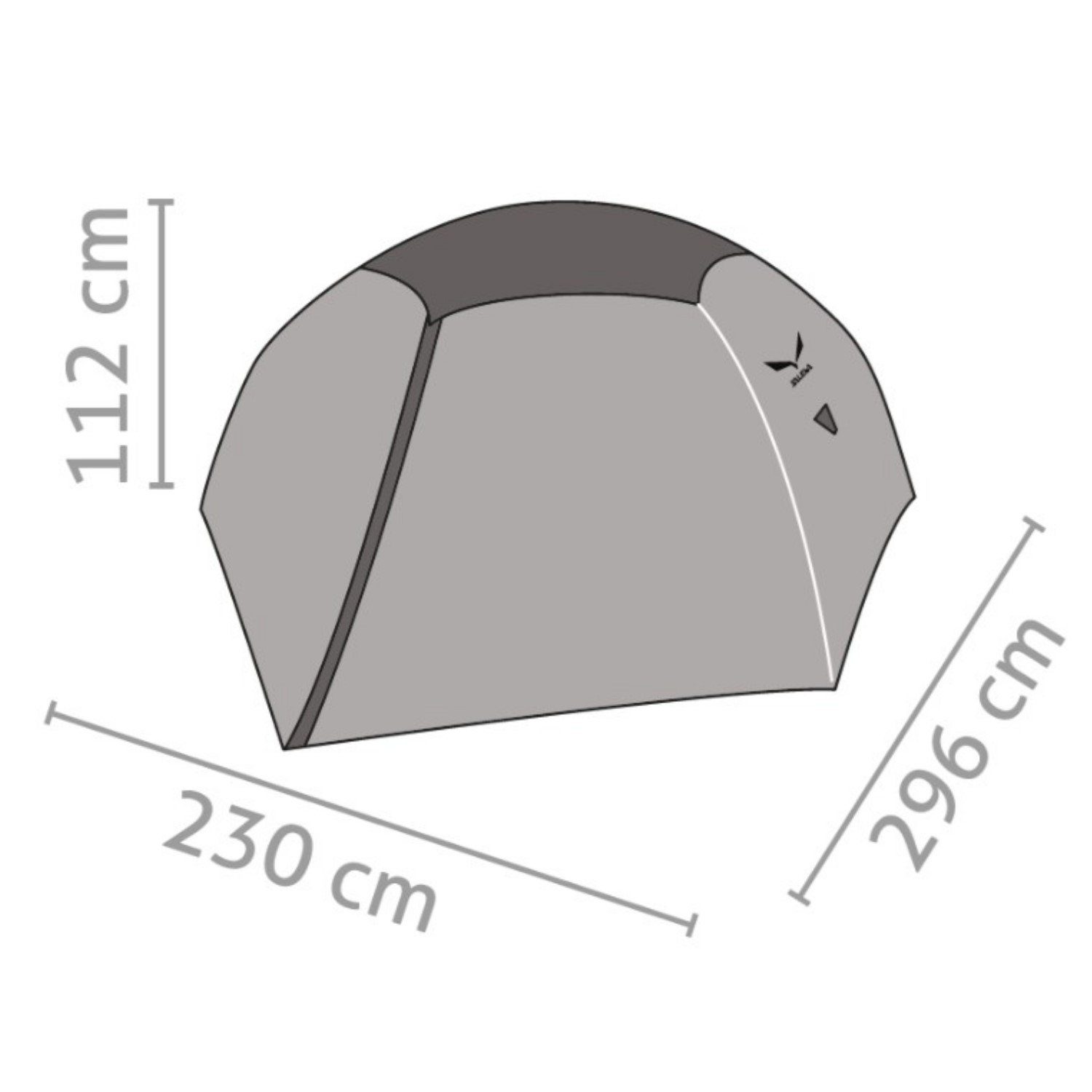 Salewa Tunnelzelt Latitude II 2 Personen Trekking, (Komplett)