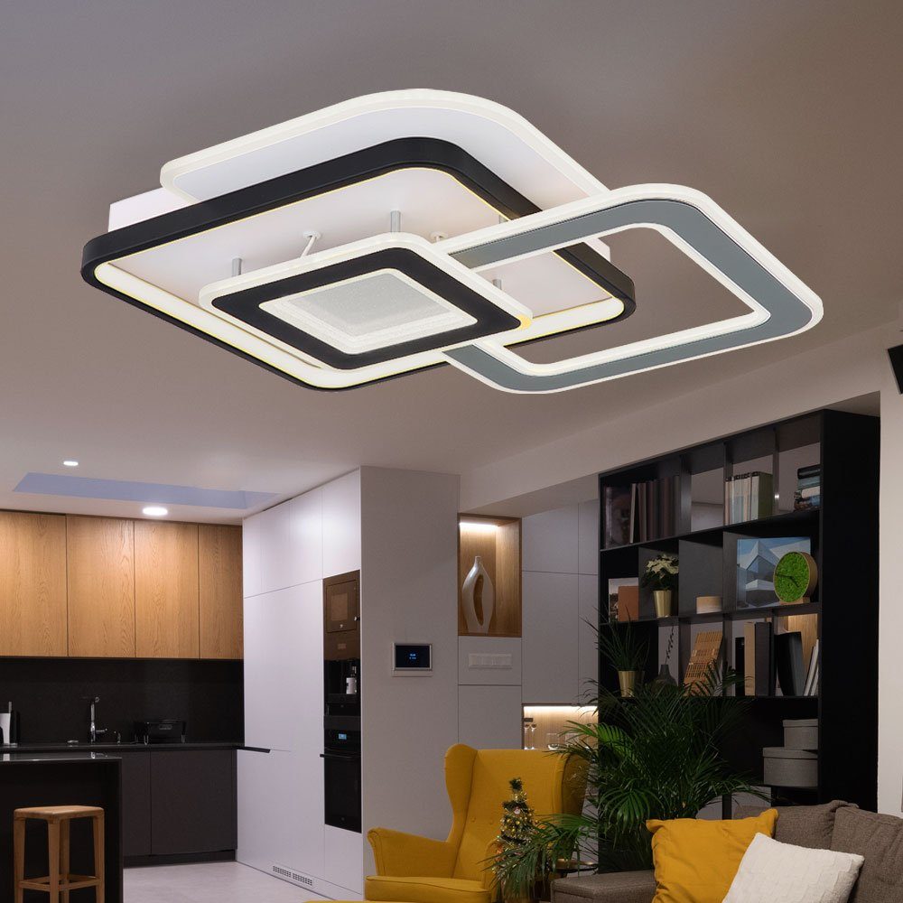 LED Crystal-Sand Effekt Wohnzimmerlampe Globo Deckenlampe Deckenleuchte, L 50 LED Deckenleuchte