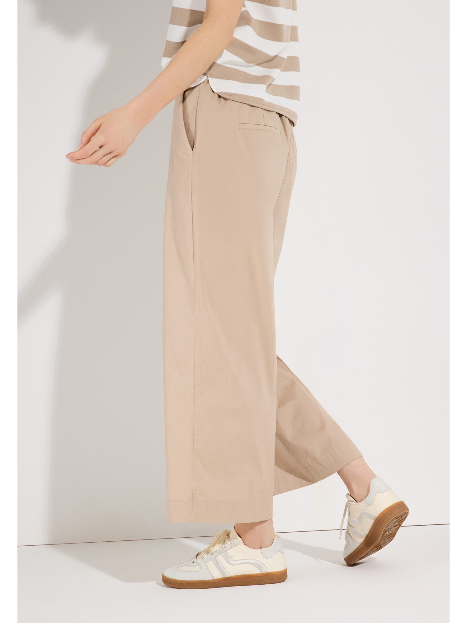 MORE&MORE Culotte lässige, weite, verkürzte Schlupfhose
