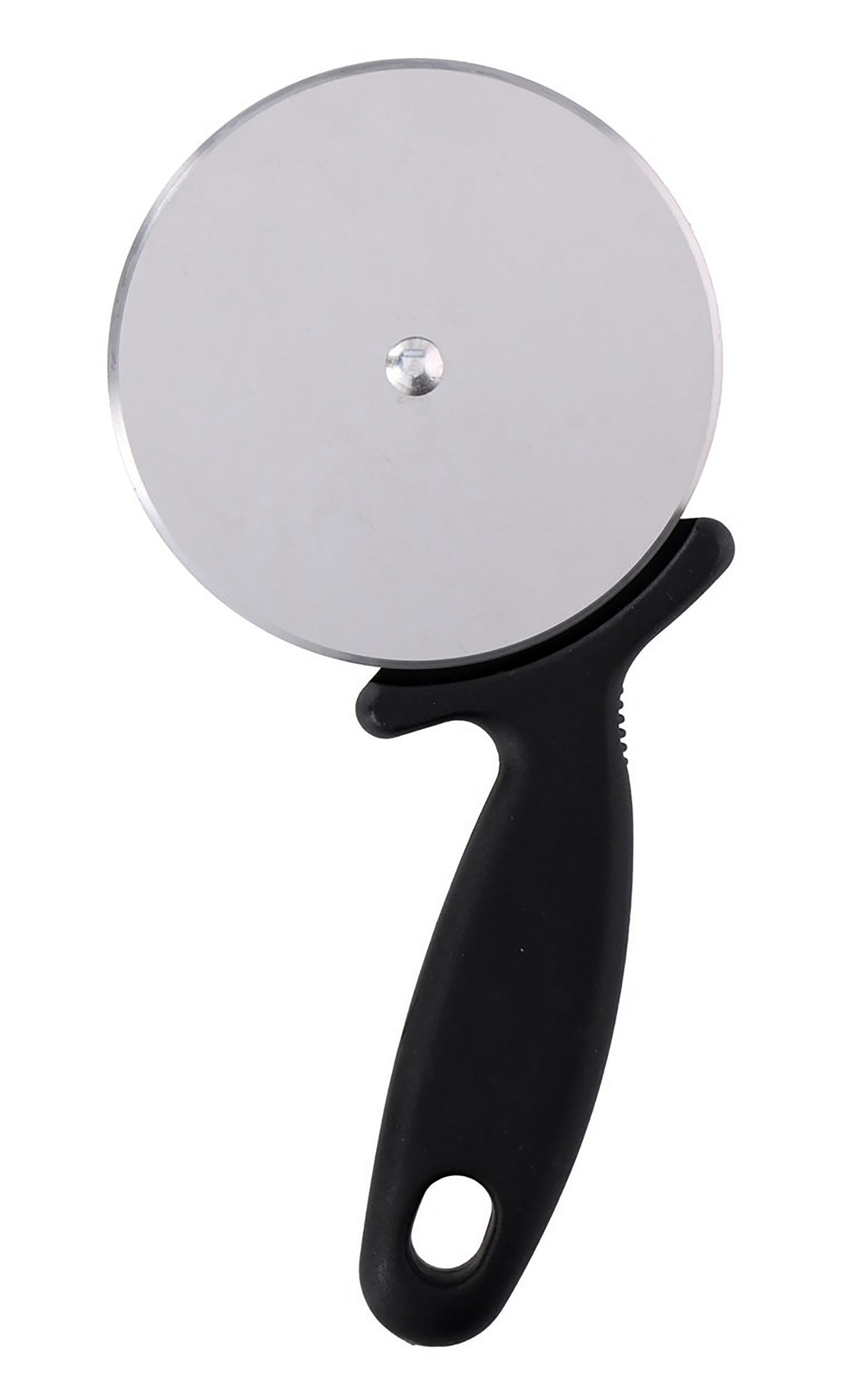 Pizzaschneider PIZZARAD aus Edelstahl Ø9,5cm Pizzamesser Pizzaroller 71 (Schwarz)