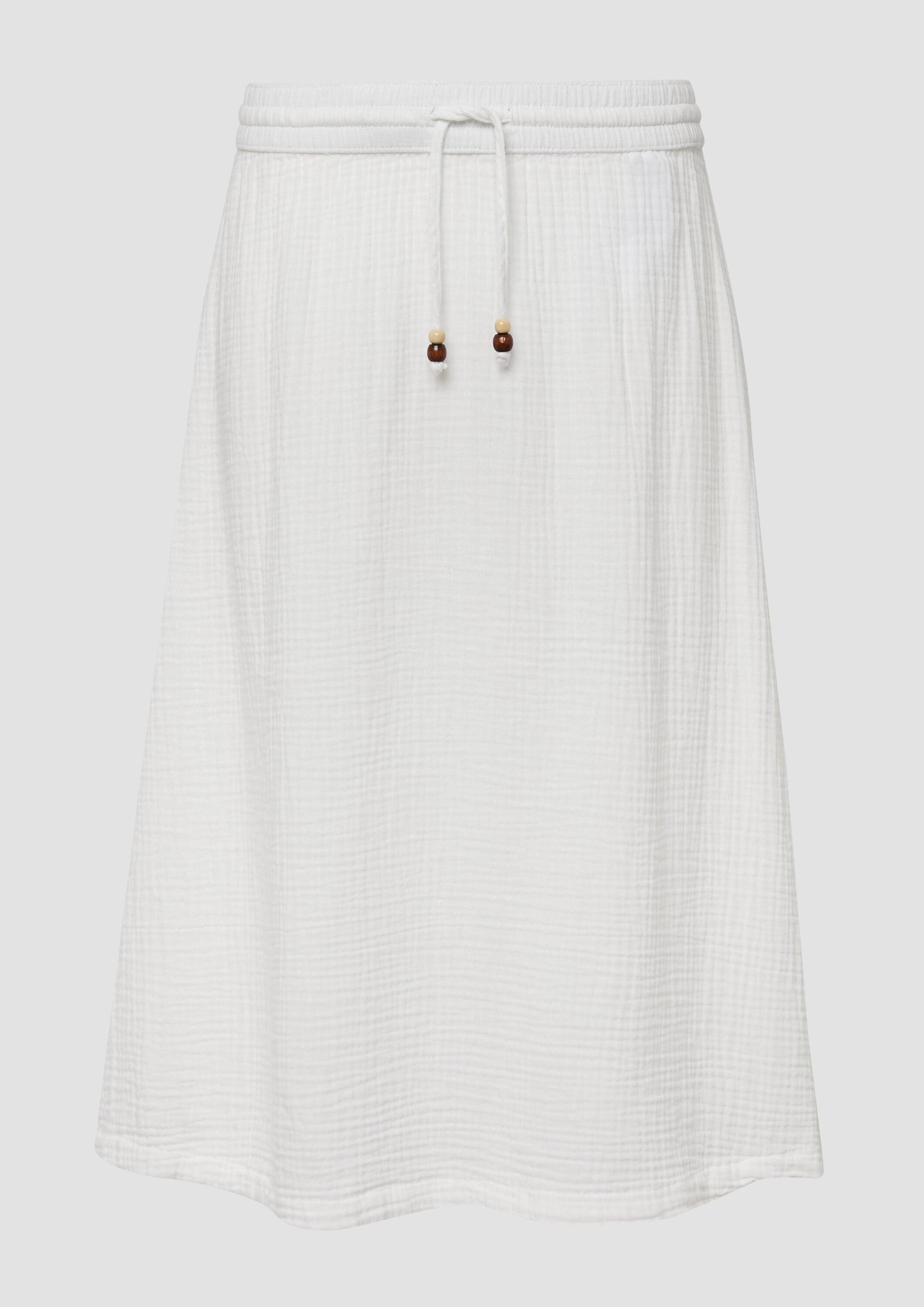 s.Oliver Midirock Rock Strukturierter Musselinrock mit seitlichem Schlitz