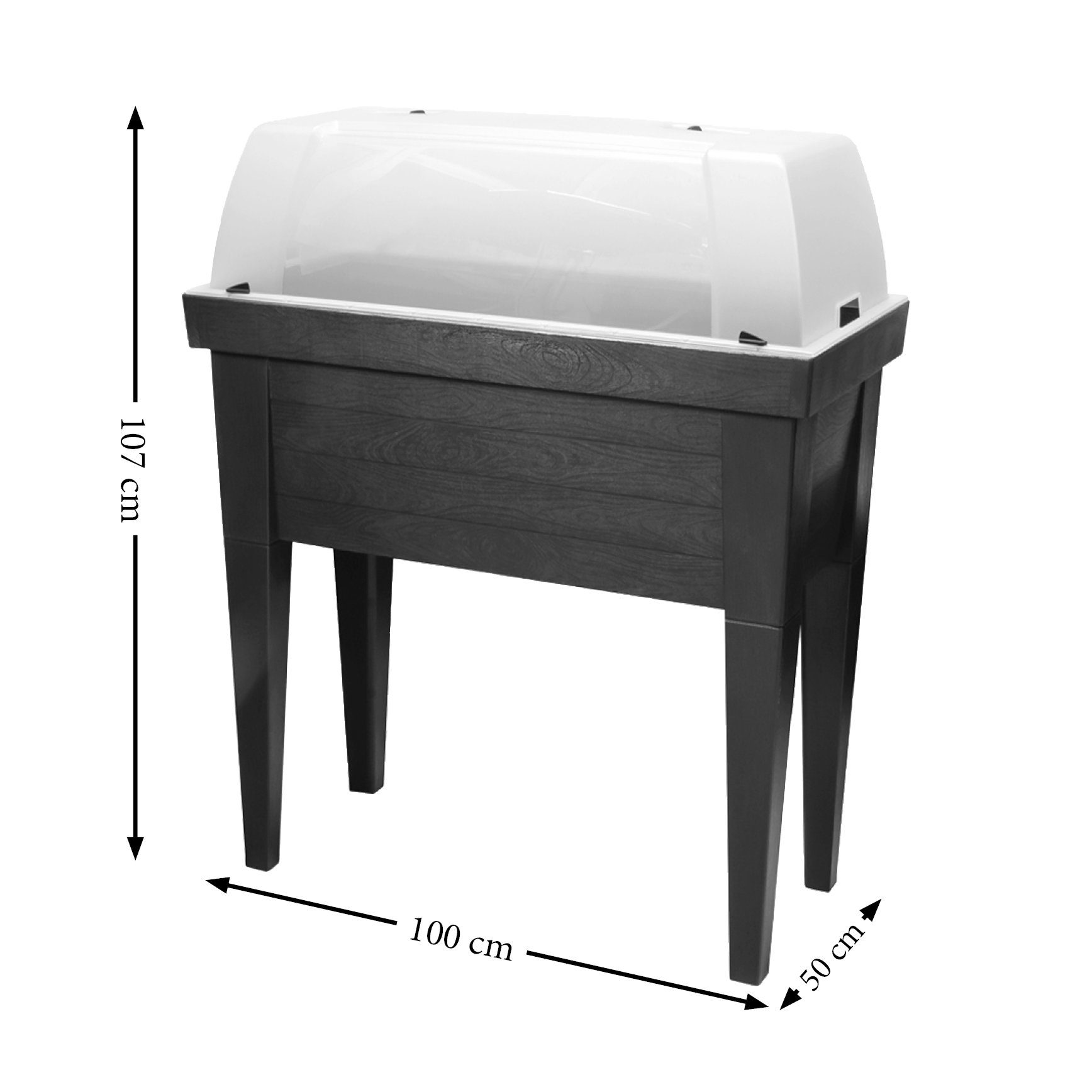 TOPCENT Hochbeet MAXI-Hochbeet mit Haube