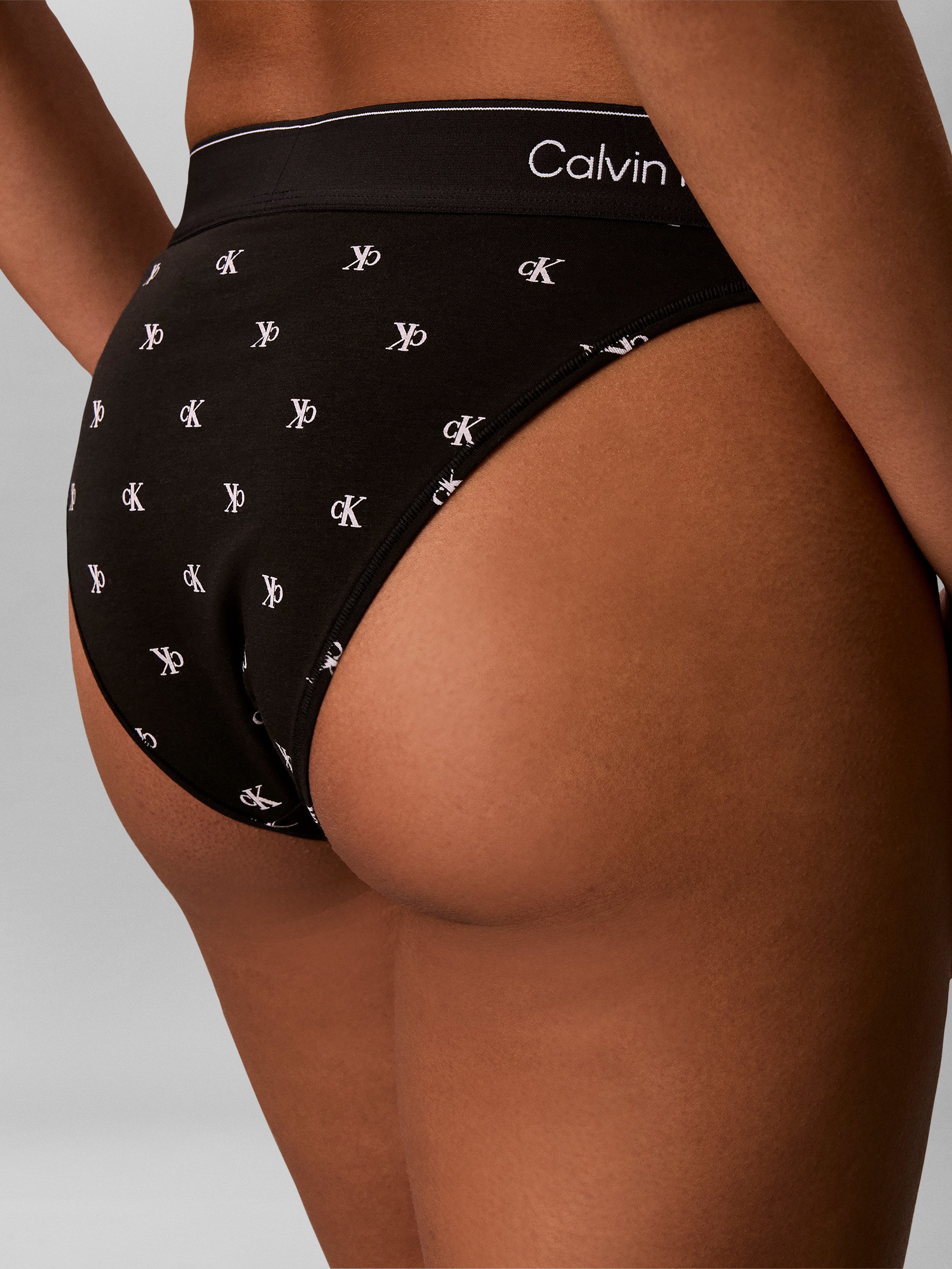 Calvin Klein Underwear Tanga HIGH LEG TANGA Körpernahe Passform mit elastischem Bund