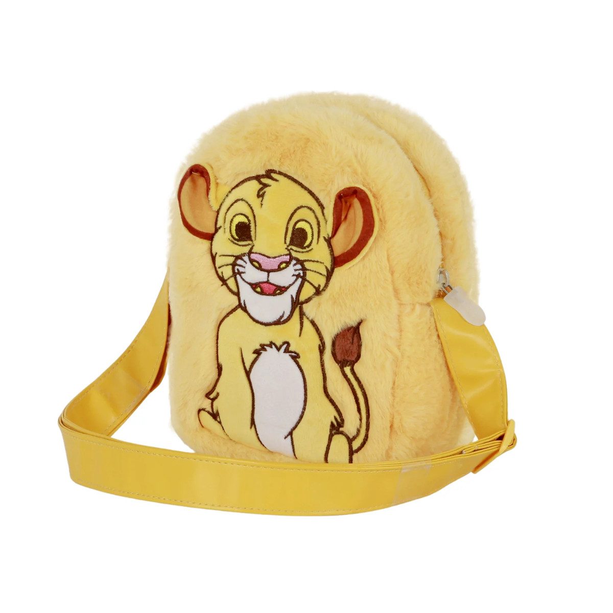 Umhängetasche Lion King Gelb Plüsch Tasche Kinder Crossbody Bag