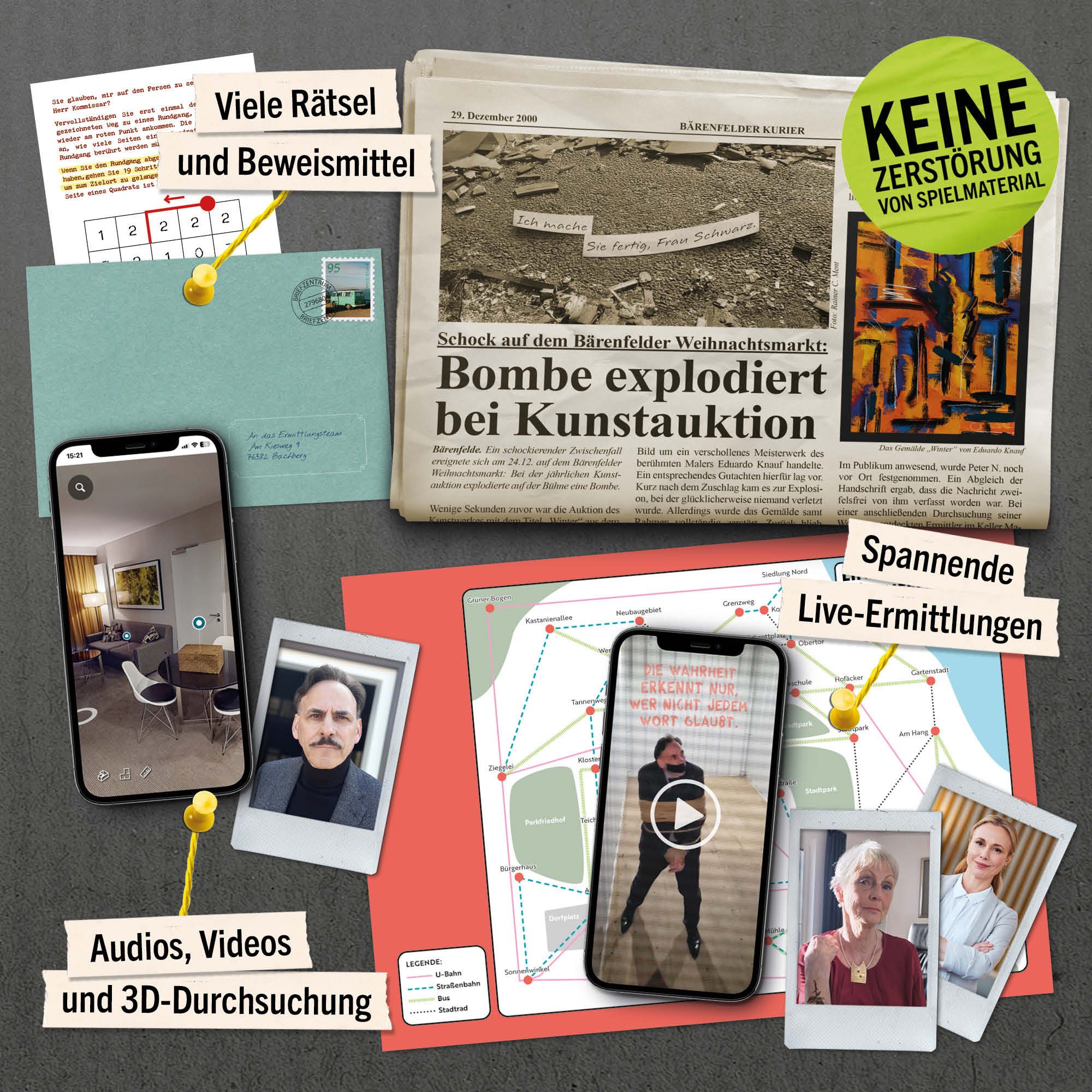 Hidden Games Tatort Spielzeug-Adventskalender Rästel-Adventskalender Special Edition