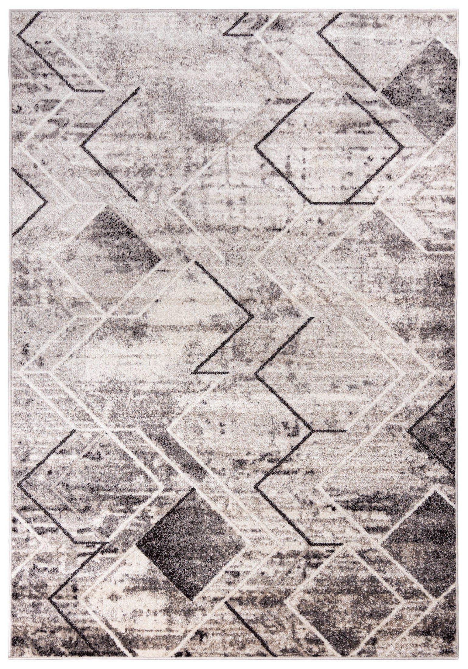Designteppich Modern Teppich für Wohnzimmer, Geometrisches Mazovia, Muster Schlafzimmer, x 150 cm, Esszimmer, Kurzflor, 80