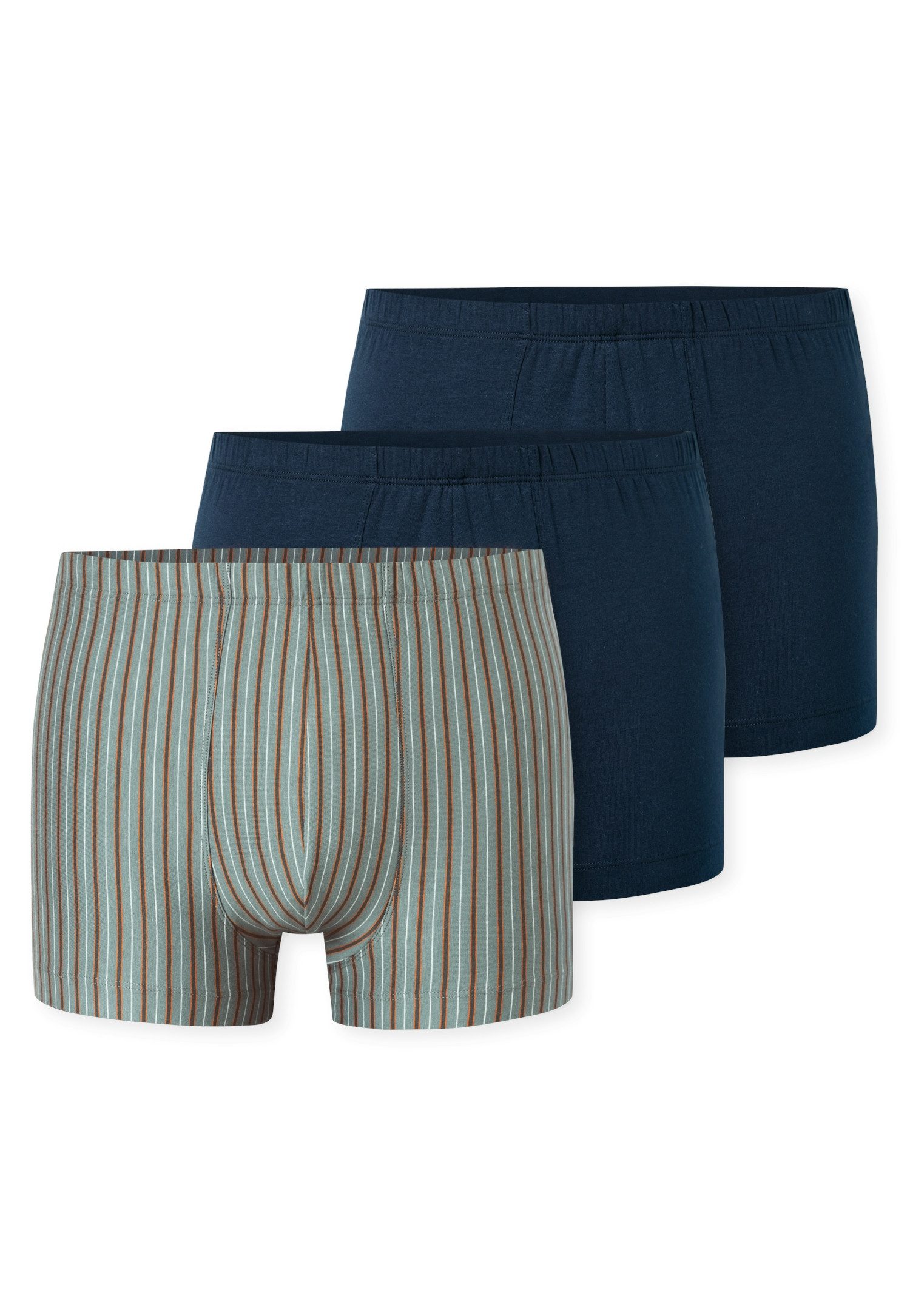 Schiesser Boxer 95/5 Essentials (3er Pack) mit softem, tonalem Komfortbund