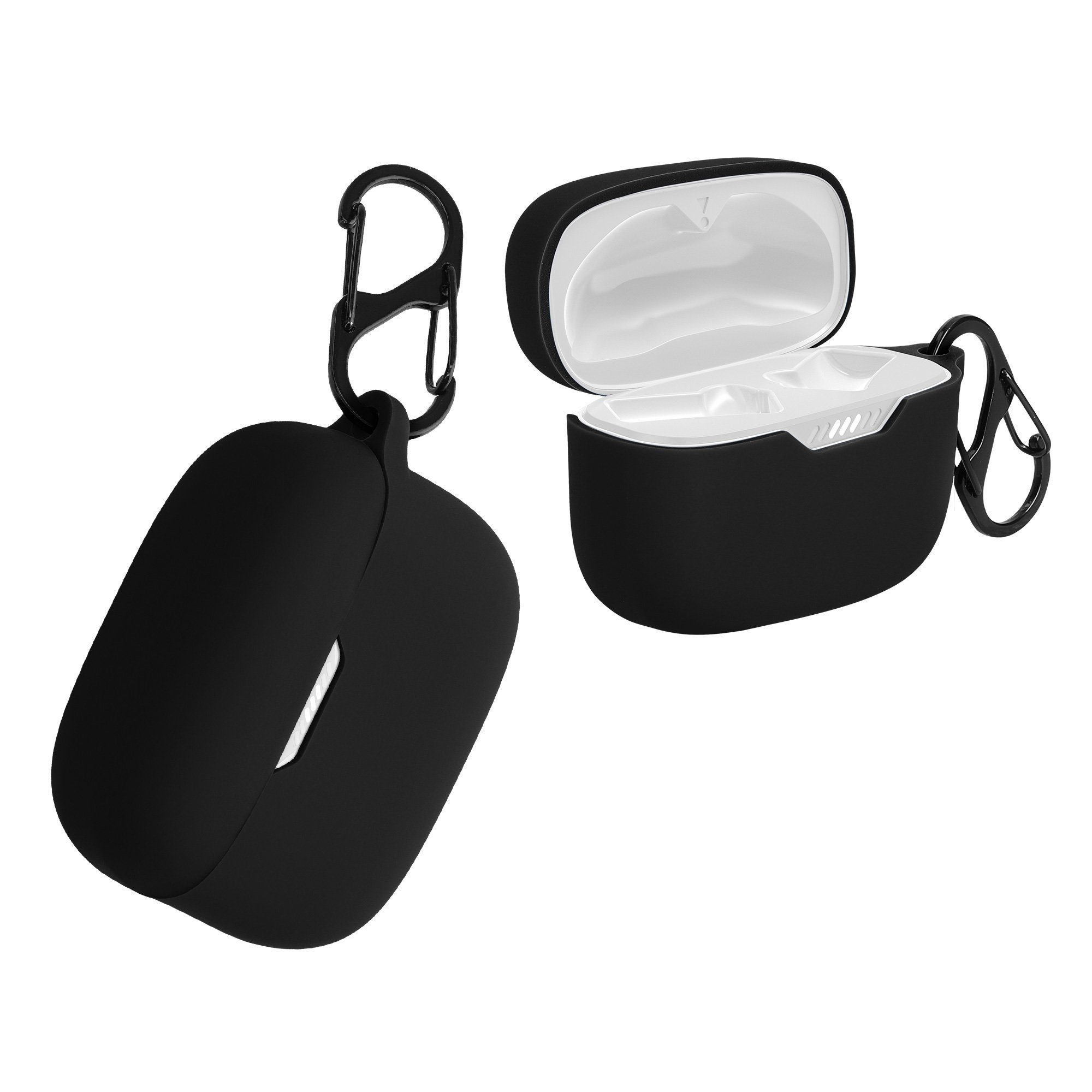 kwmobile Kopfhörer-Schutzhülle Hülle für JBL Tune 230 NC TWS / T230NC, Silikon Schutzhülle Etui Case Cover für In-Ear Headphones