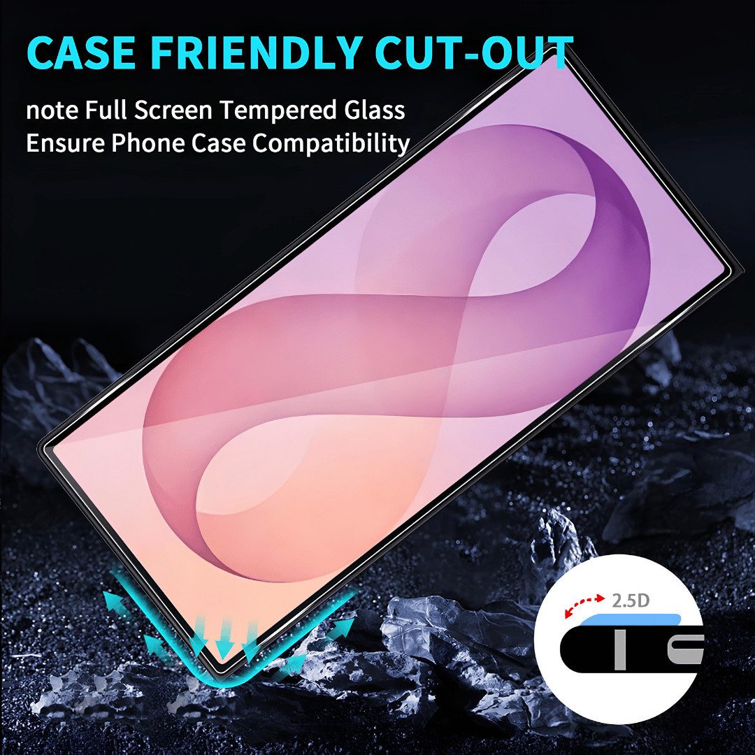 SmartUP Displayschutzglas 2X Schutzglas für Samsung Galaxy Z Fold 8 Ultra Display Panzerfolie 9H für Samsung Galaxy Z Fold 8 Ultra, 4 Stück, Rundumschutz, passg – Bild 4 von 5