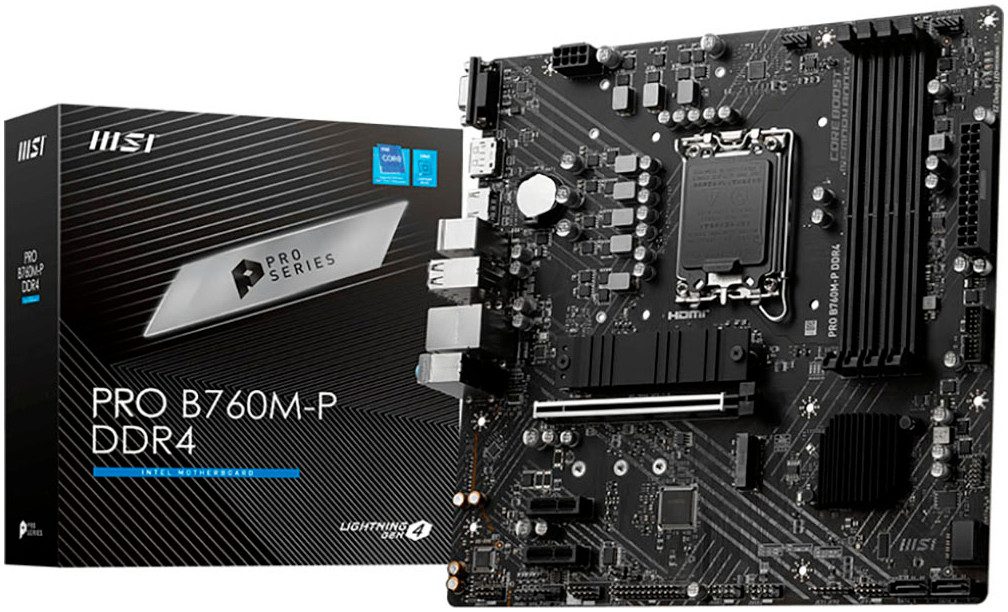 PRO B760M-P DDR4 Mainboard
