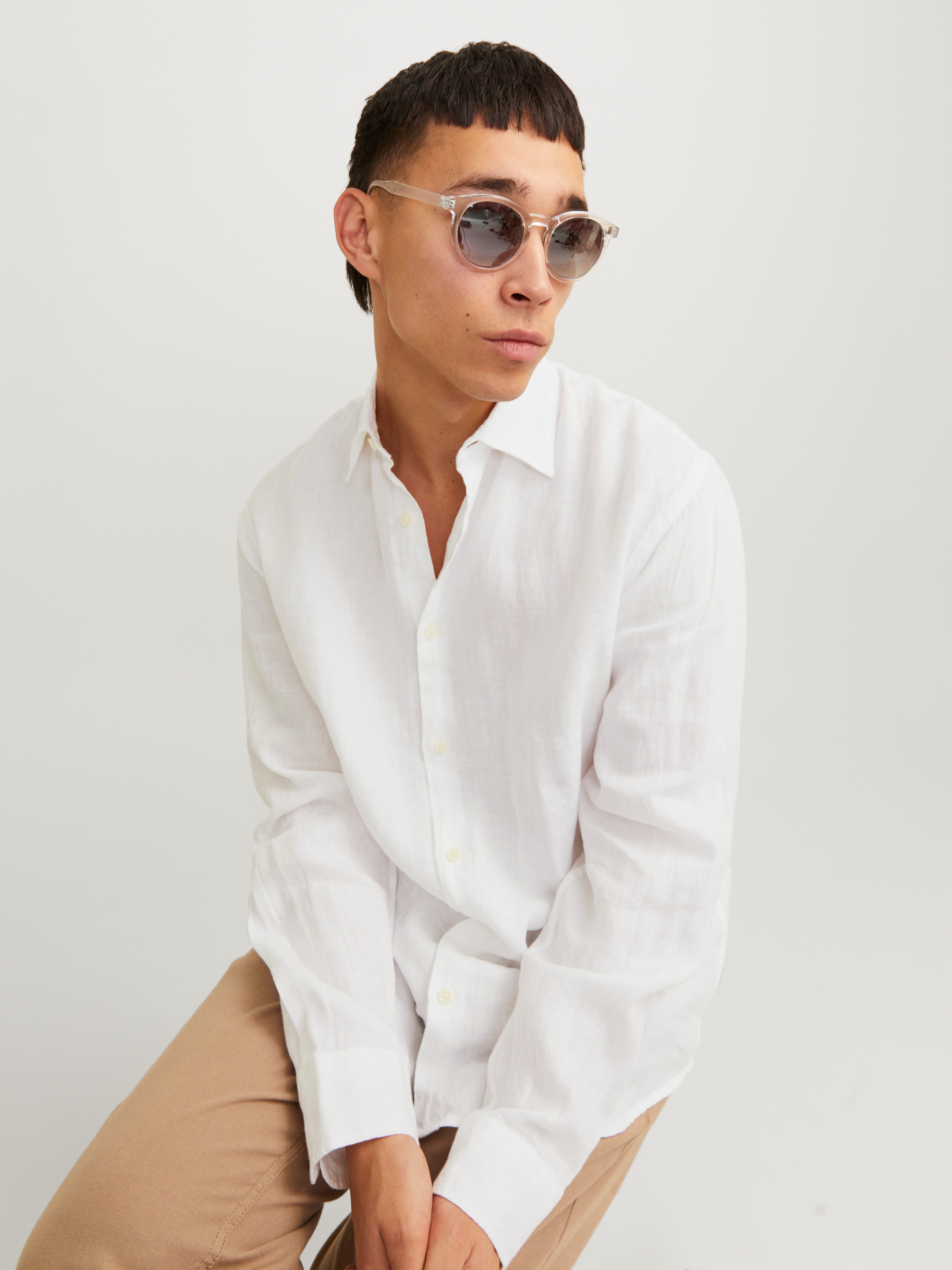 Jack & Jones Langarmhemd JPRCCLAWRENCE LINEN günstig online kaufen