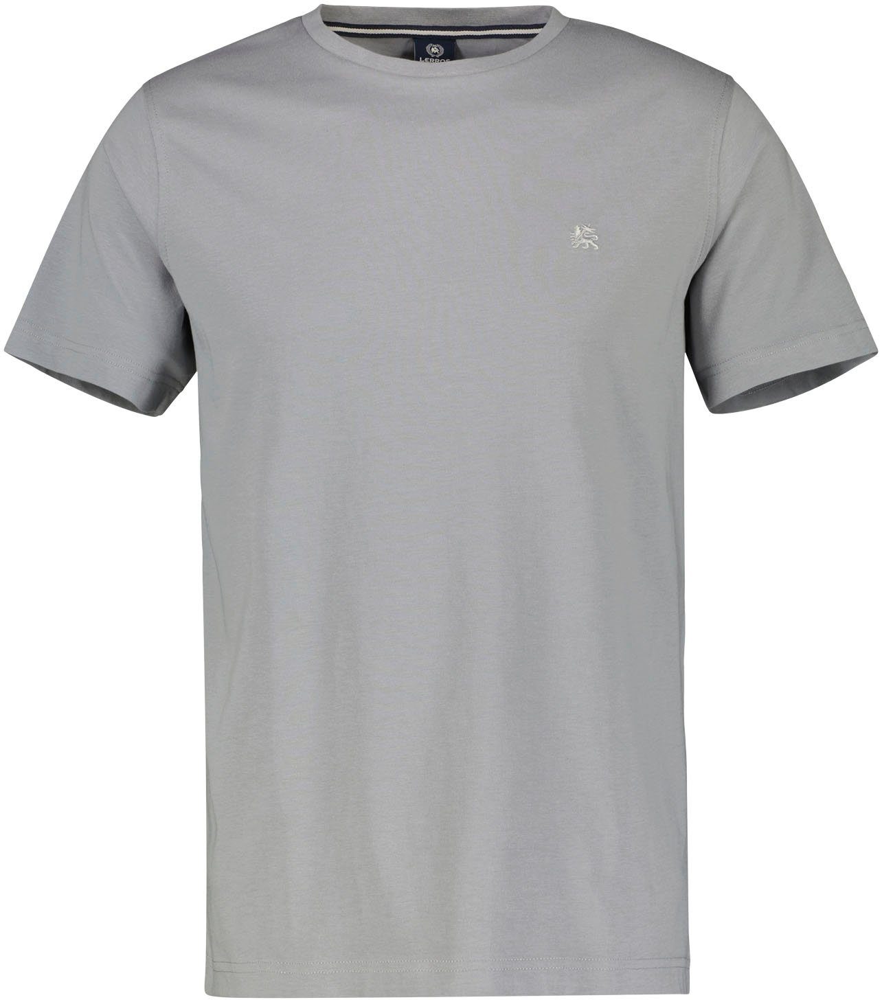 T-Shirt LERROS grey platinum Basic-Look im