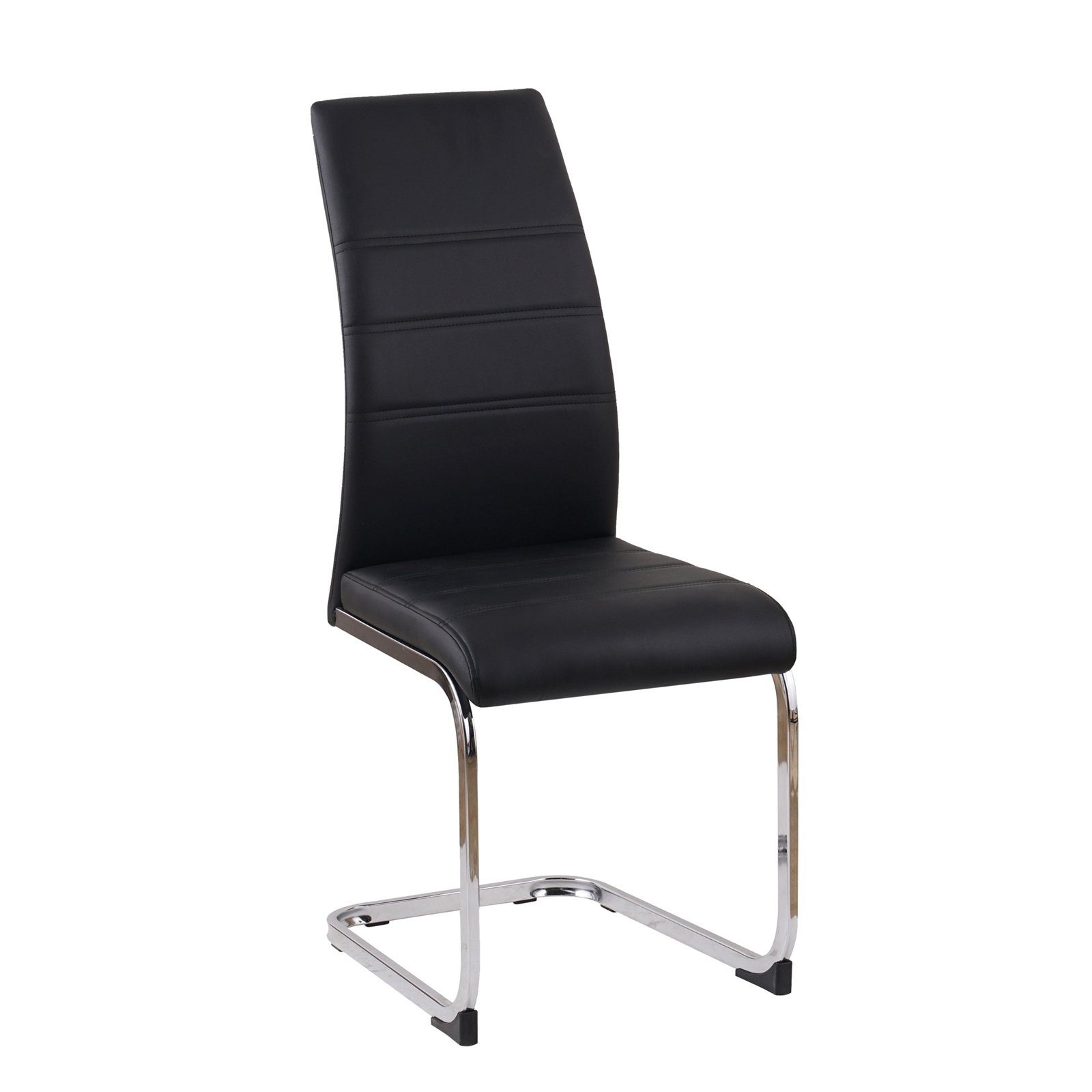 HTI-Living Freischwinger Schwingstuhl SallyC PU Schwarz günstig online kaufen