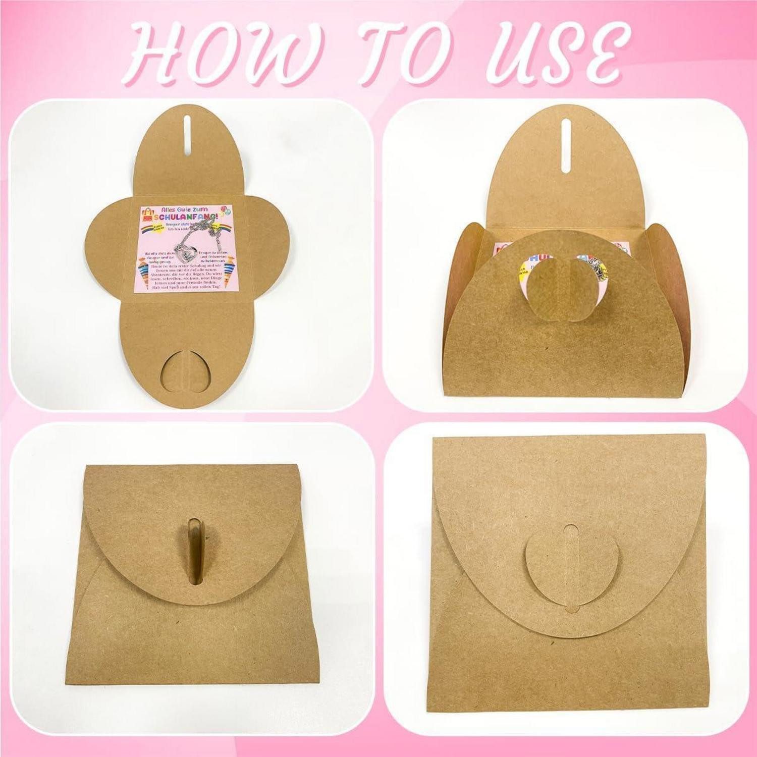 LuxusKollektion Kette und Anhänger Set Einhorn Kette Mädchen Einschulung Geschenk Schulanfang Schmuck – Bild 5 von 5