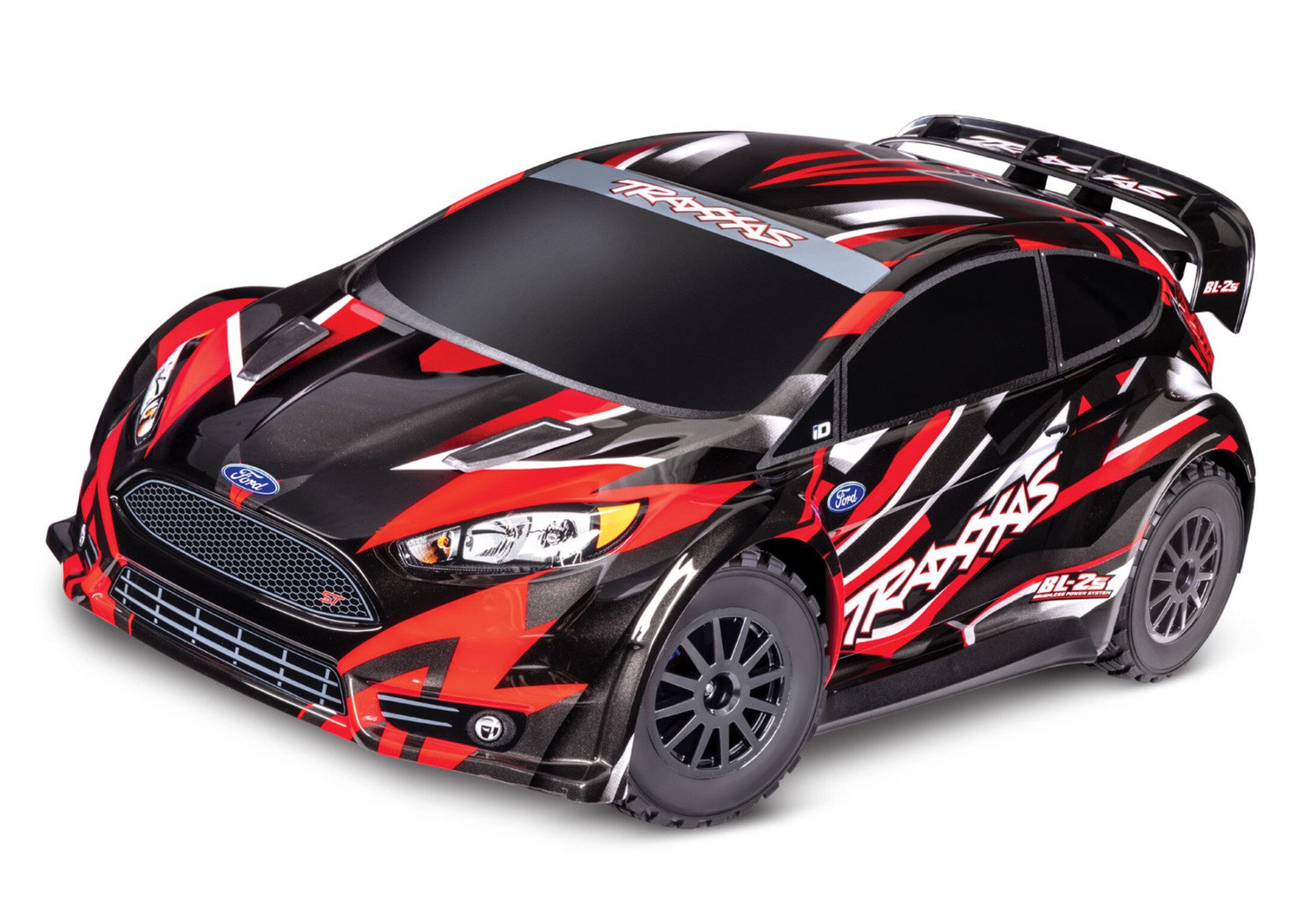 RC-Buggy Traxxas RC Ford Fiesta ST 4x4 Brushless 2S Rally RTR 1:10 rot