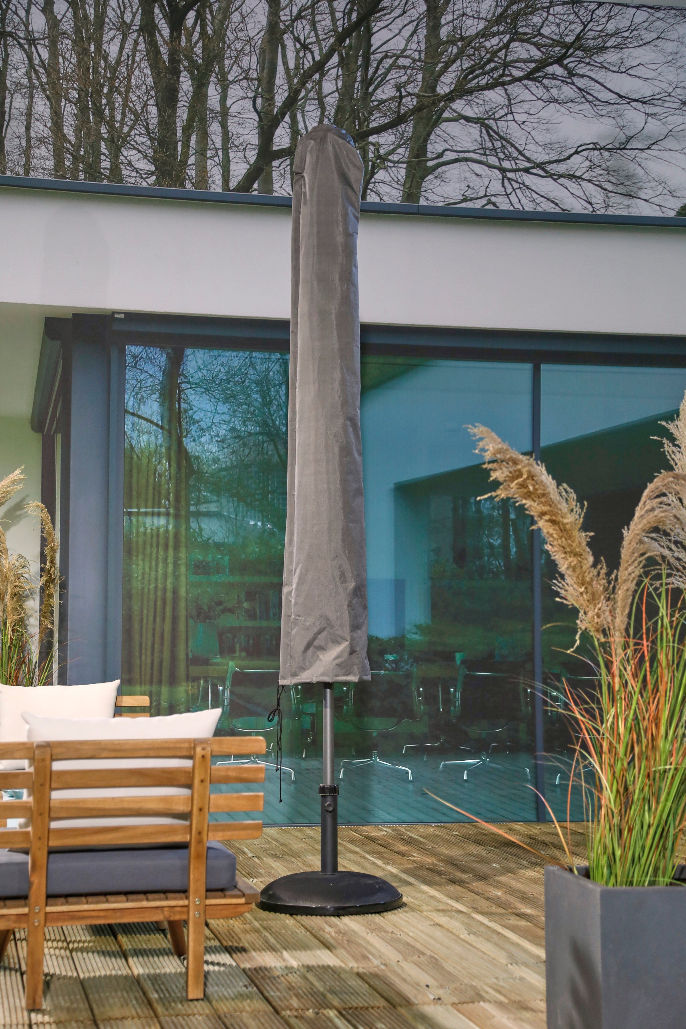 winza outdoor covers Sonnenschirm-Schutzhülle, für Schirme bis ø 400 cm,  Langlebiges Material, UV-beständig und farbecht | Sonnenschirm-Schutzhüllen