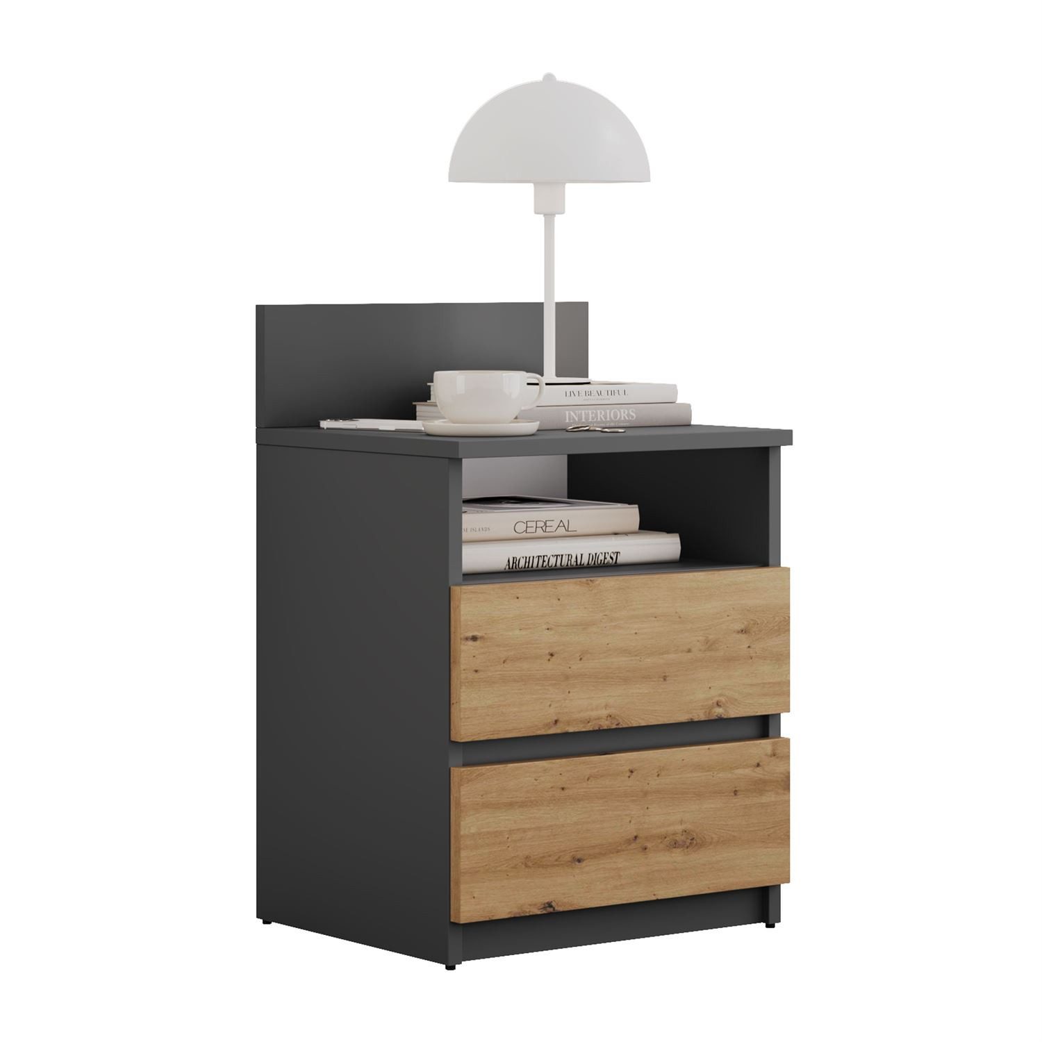 Lookway Nachttisch HANA M1 mit Schubladen günstig online kaufen