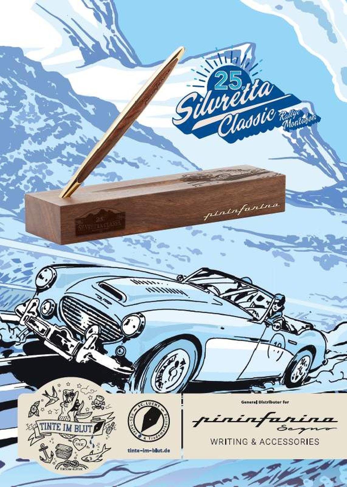 Pininfarina Bleistift Pininfarina Silvretta (kein Set) Sammlerstück Cambiano vergoldet Classic Ethergra