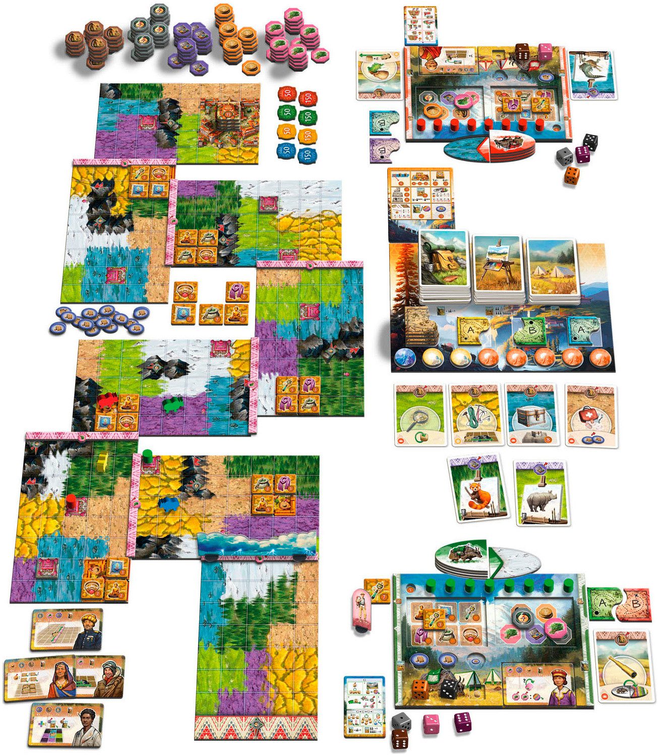 Queen Games Spiel Kathmandu - Classic Edition, Strategiespiel, Made in Europe