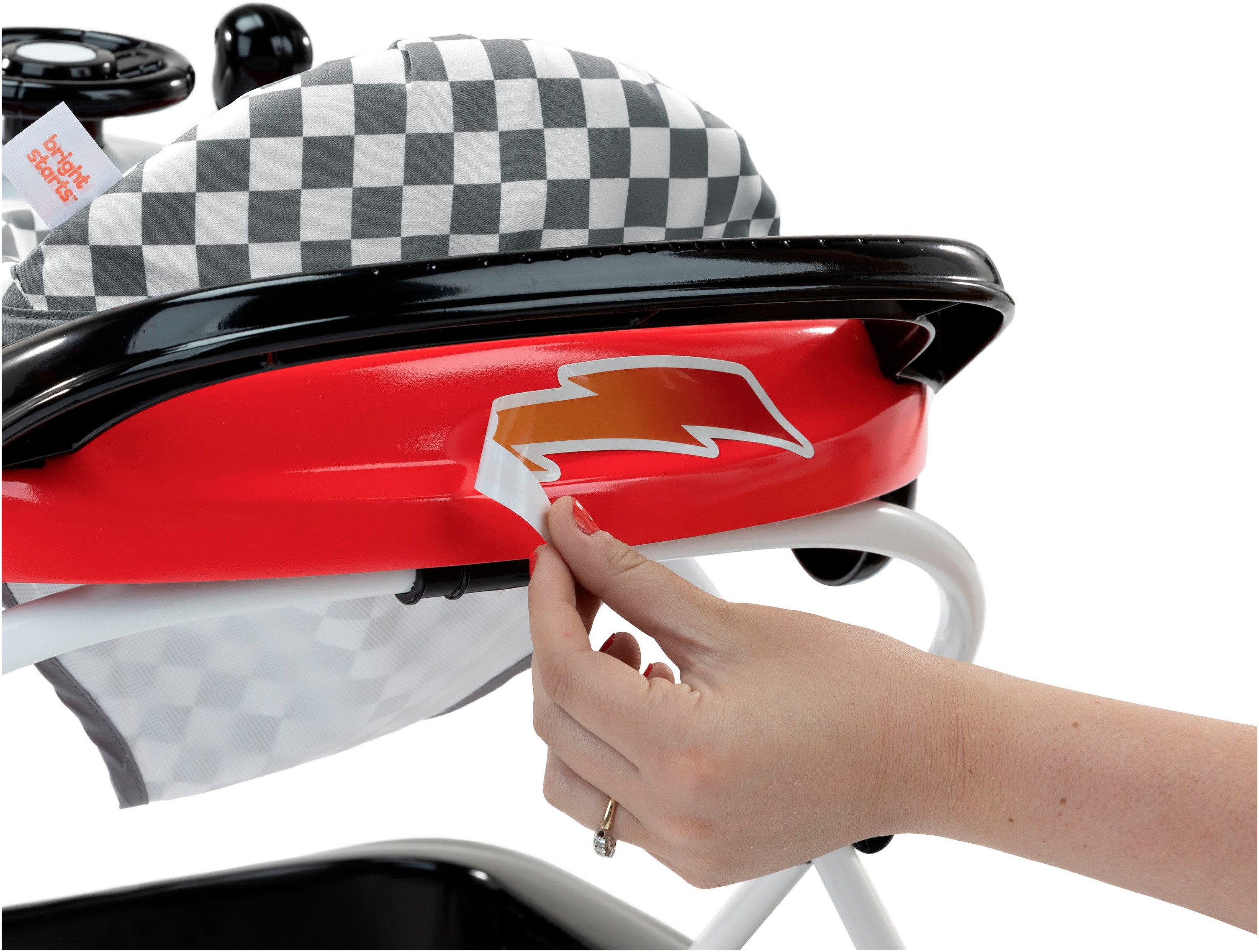 Bright Starts Lauflernhilfe Little Speedster™ 3-in-1 Car Walker – Rot Racer
