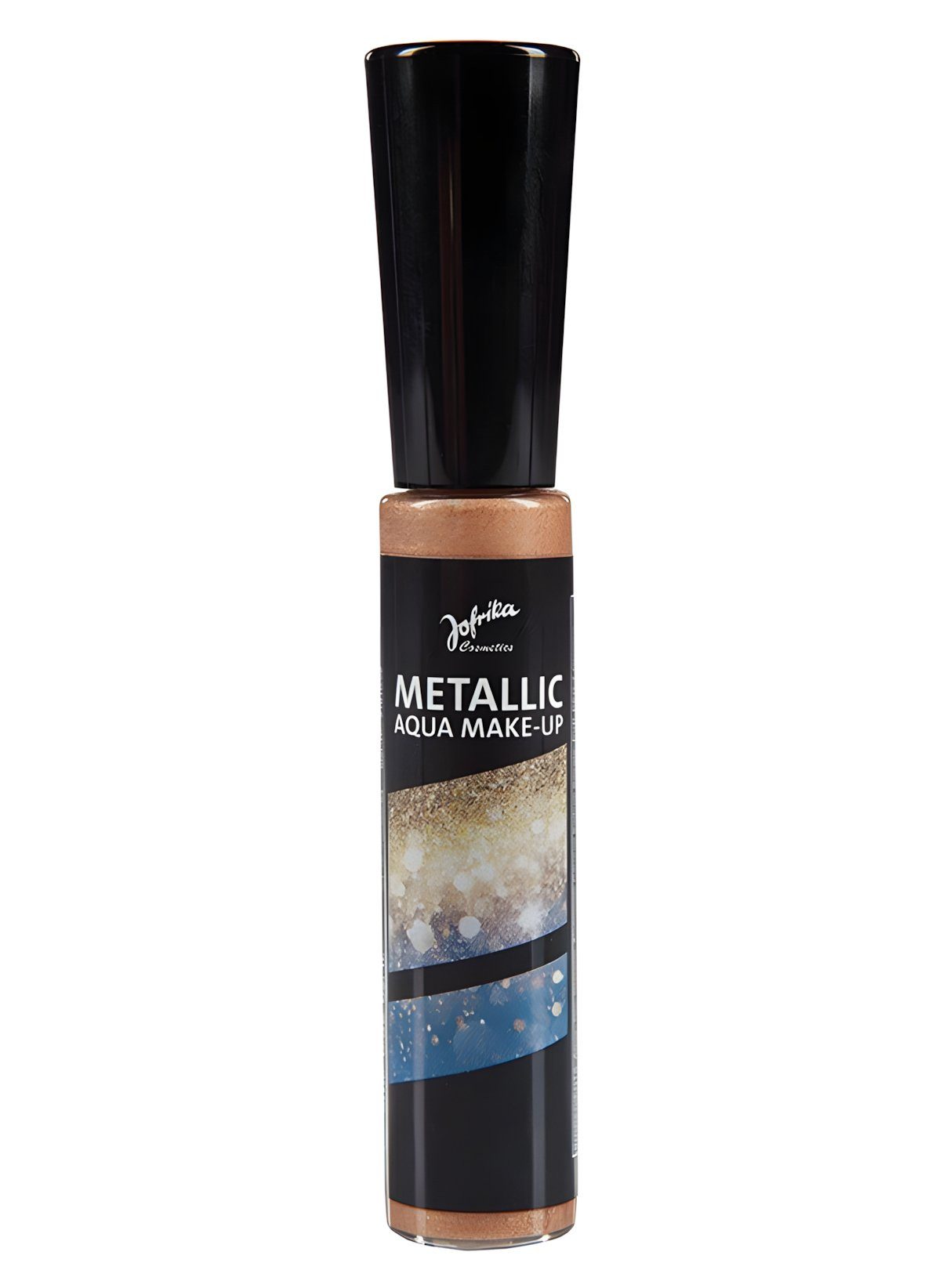 Theaterschminke Metallisches Glitzer-Make-up bronze