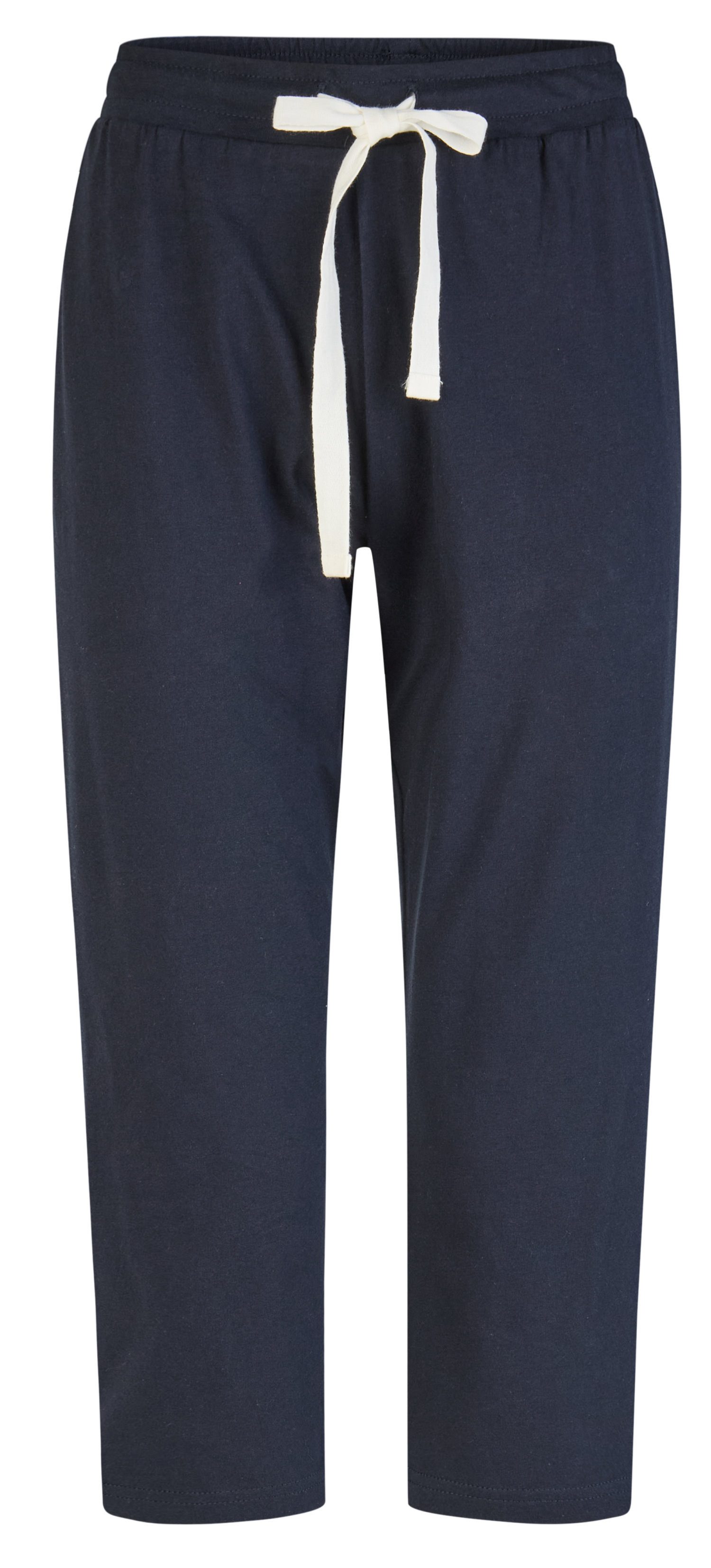 By Louise Pyjamahose Damen Capri Schlafanzughose (1-tlg) Modisches Design