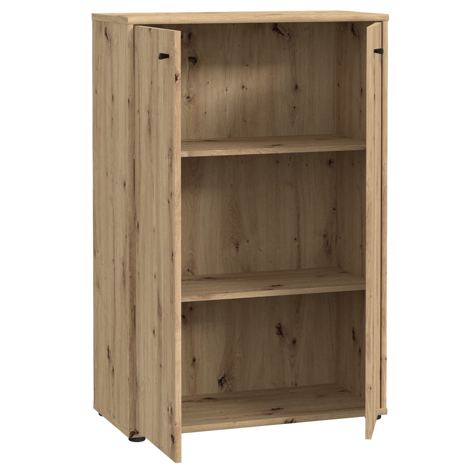 Newroom Kommode Artisan Eiche 74 cm, Kommode Artisan Eiche Modern Sideboard Highboard Büro