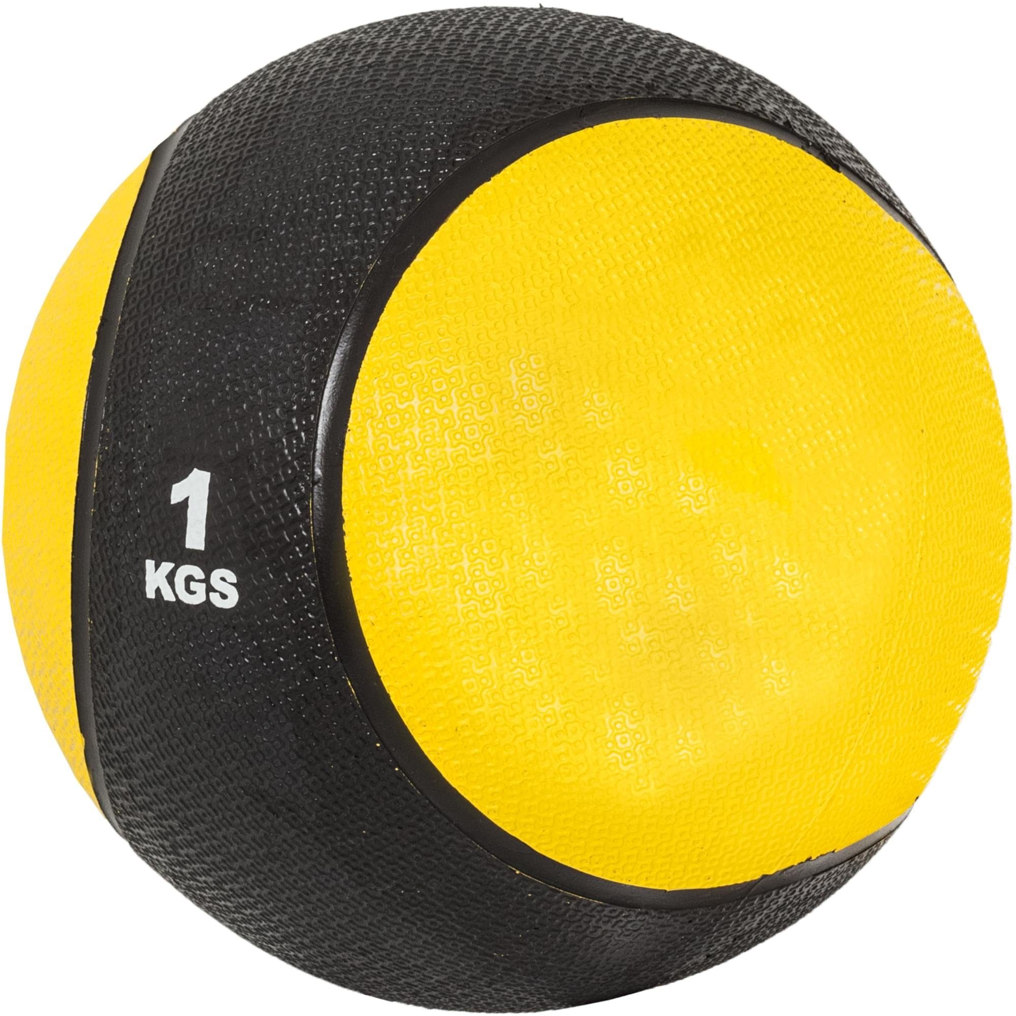 SPORTS Gelb mit Oberfläche, Slam GORILLA Medizinball - Farbwahl Gummi, aus griffiger Ball Einzeln/Set,