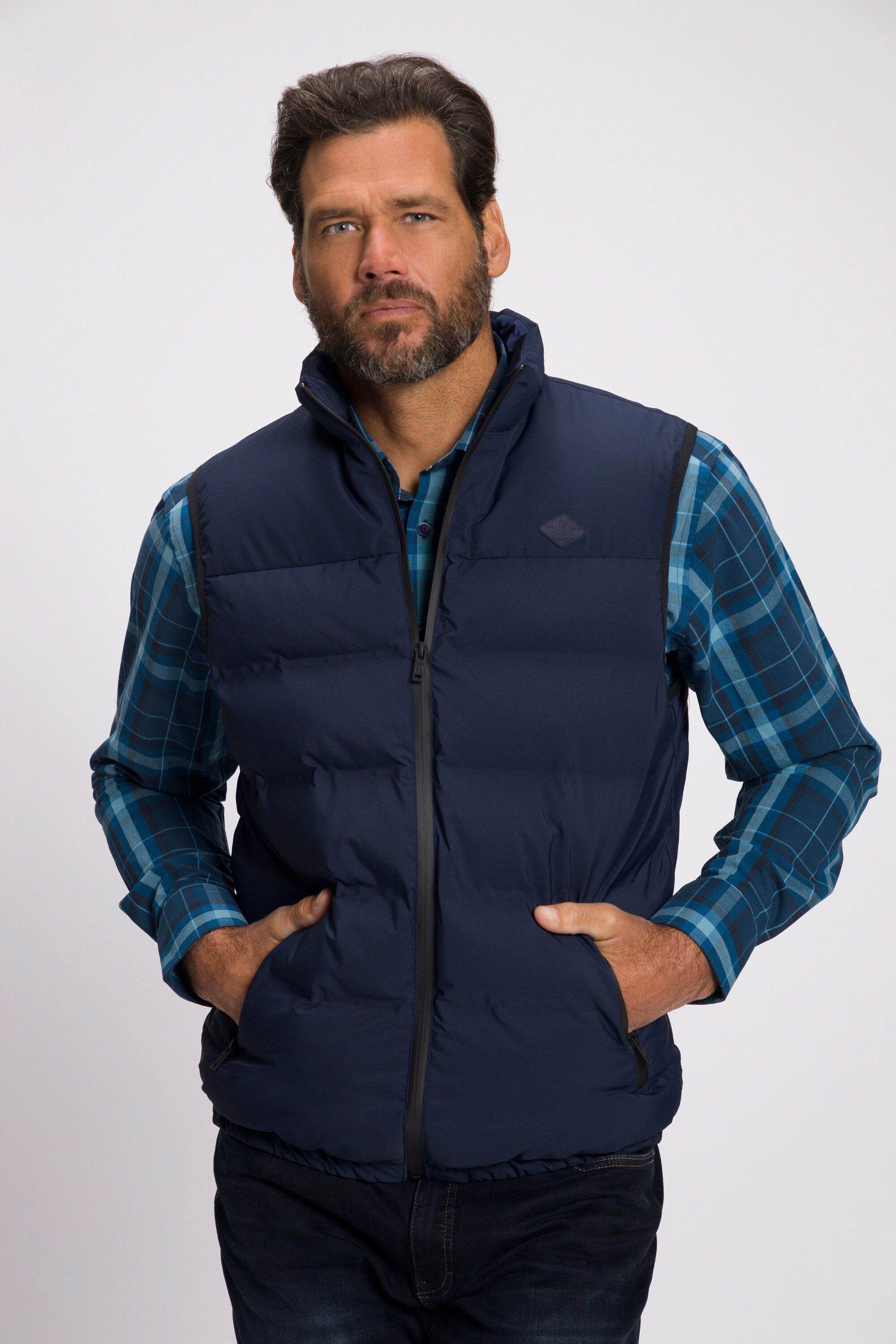 JP1880 Steppweste Steppweste Outdoor Stehkragen Zipper