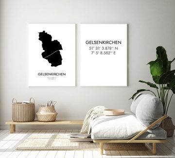MOTIVISSO Poster Gelsenkirchen Koordinaten #1