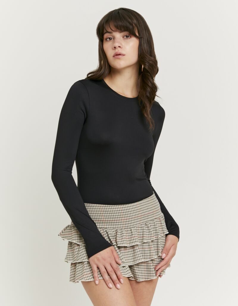 Tally Weijl Langarmshirt STSPATYDIAL Materialmix, eng anliegend