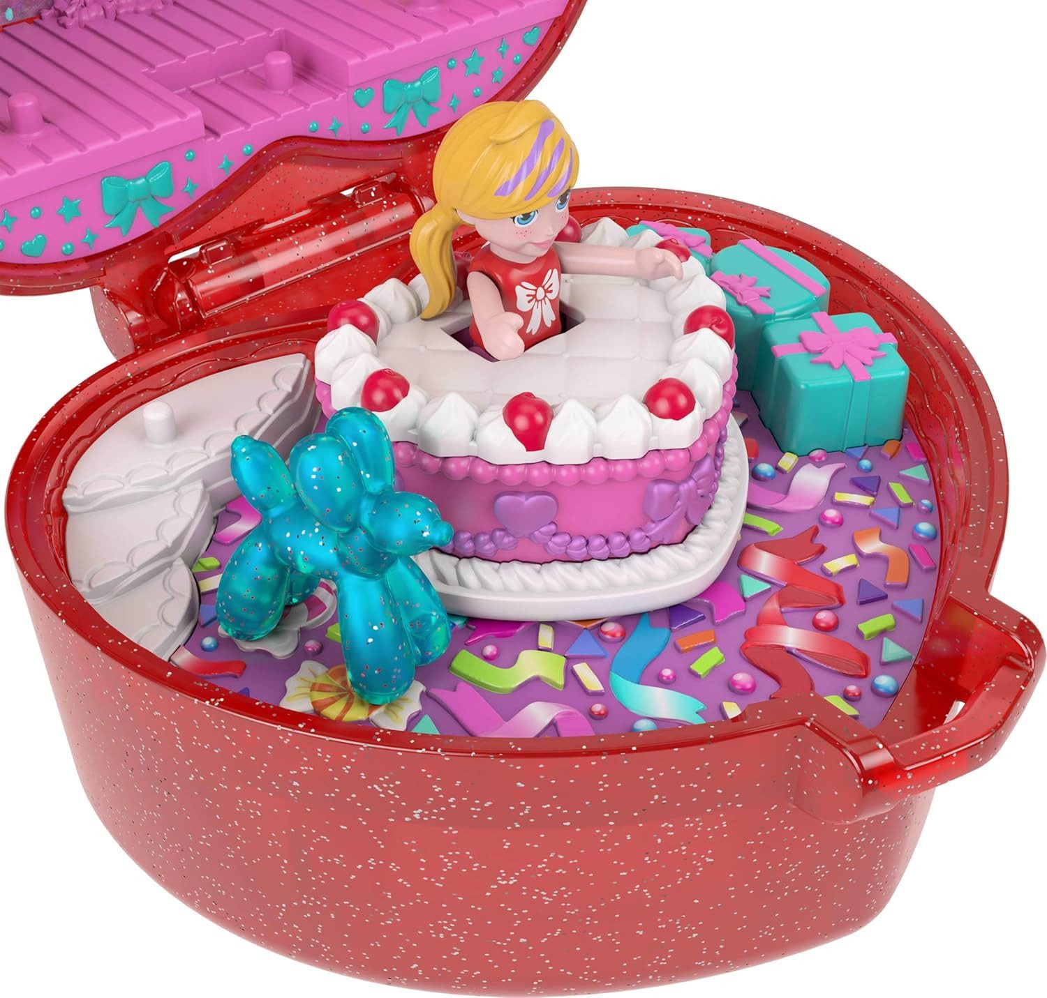 Mattel® Minipuppe Mattel Polly Pocket Schatullen-Spielset Schmuckkästchen Puppe 4+ JGK21 – Bild 3 von 5