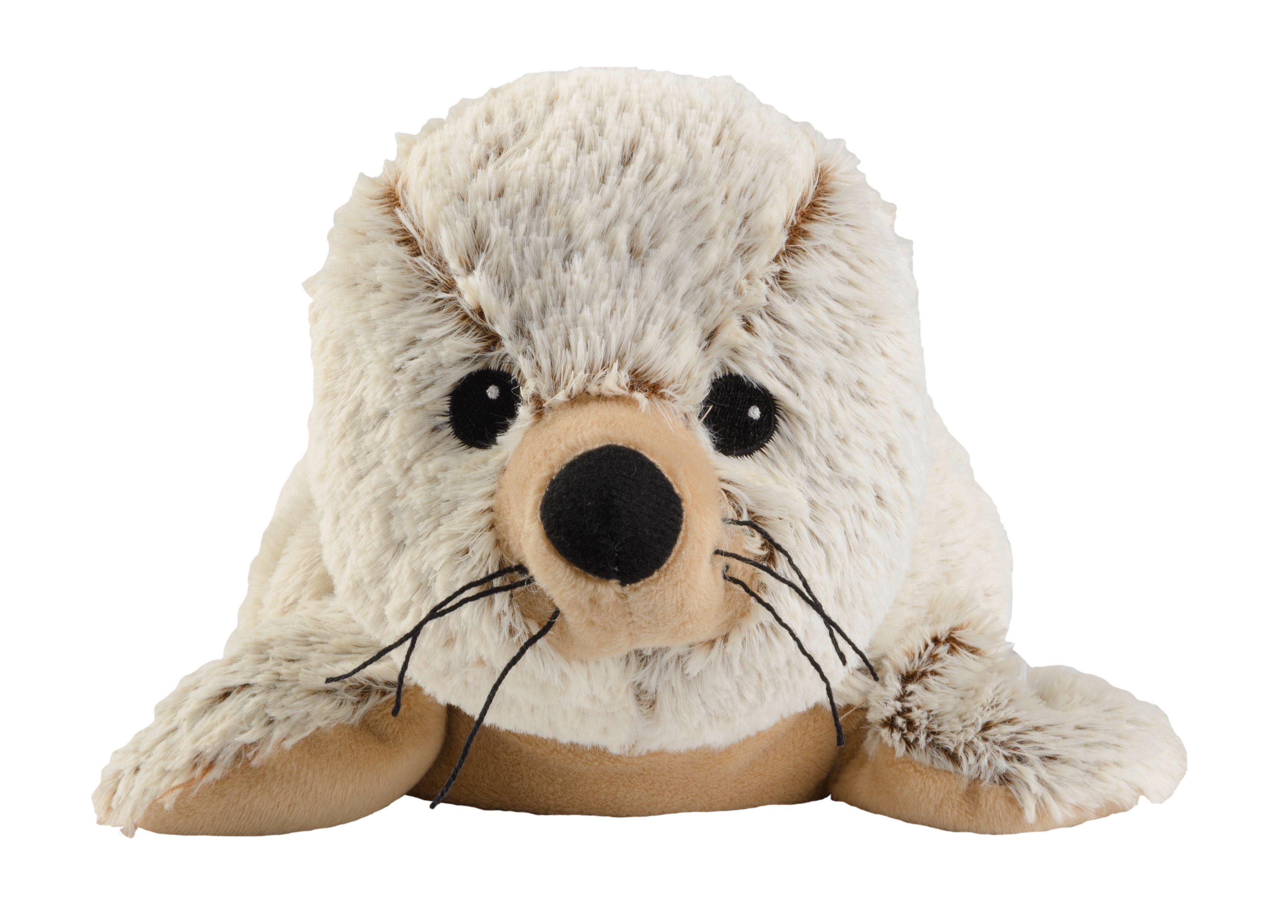 Warmies® Wärmekissen »Wärmetier Wärmflasche Kuscheltier Plüschtier Robbe für Mikrowelle und