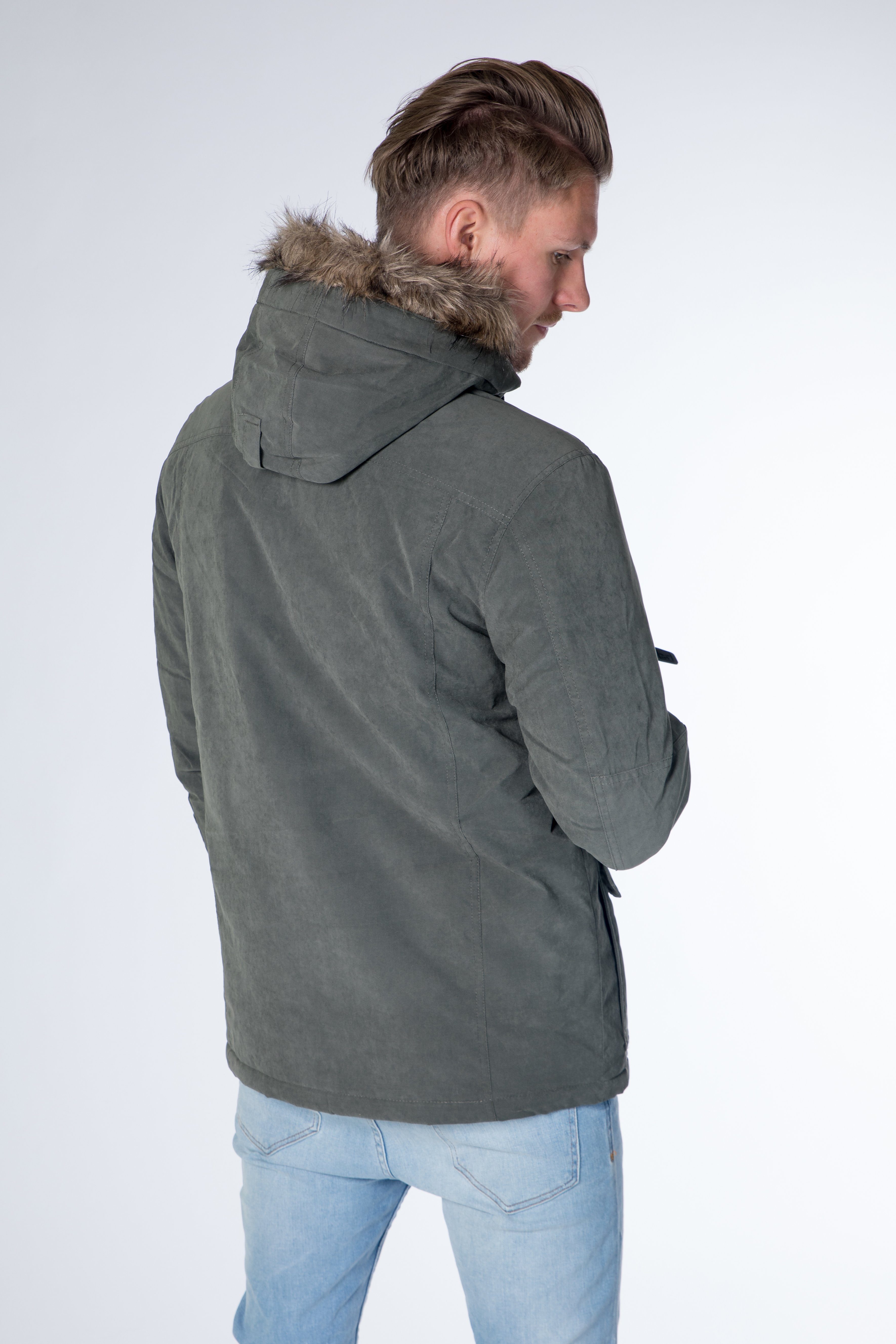 DEPROC Active Funktionsparka URBAN ELLIOT MEN NEW CS mit abnehmbarer Kapuze